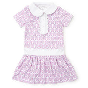 Sydney Girls' Dress Golf Crest Pink