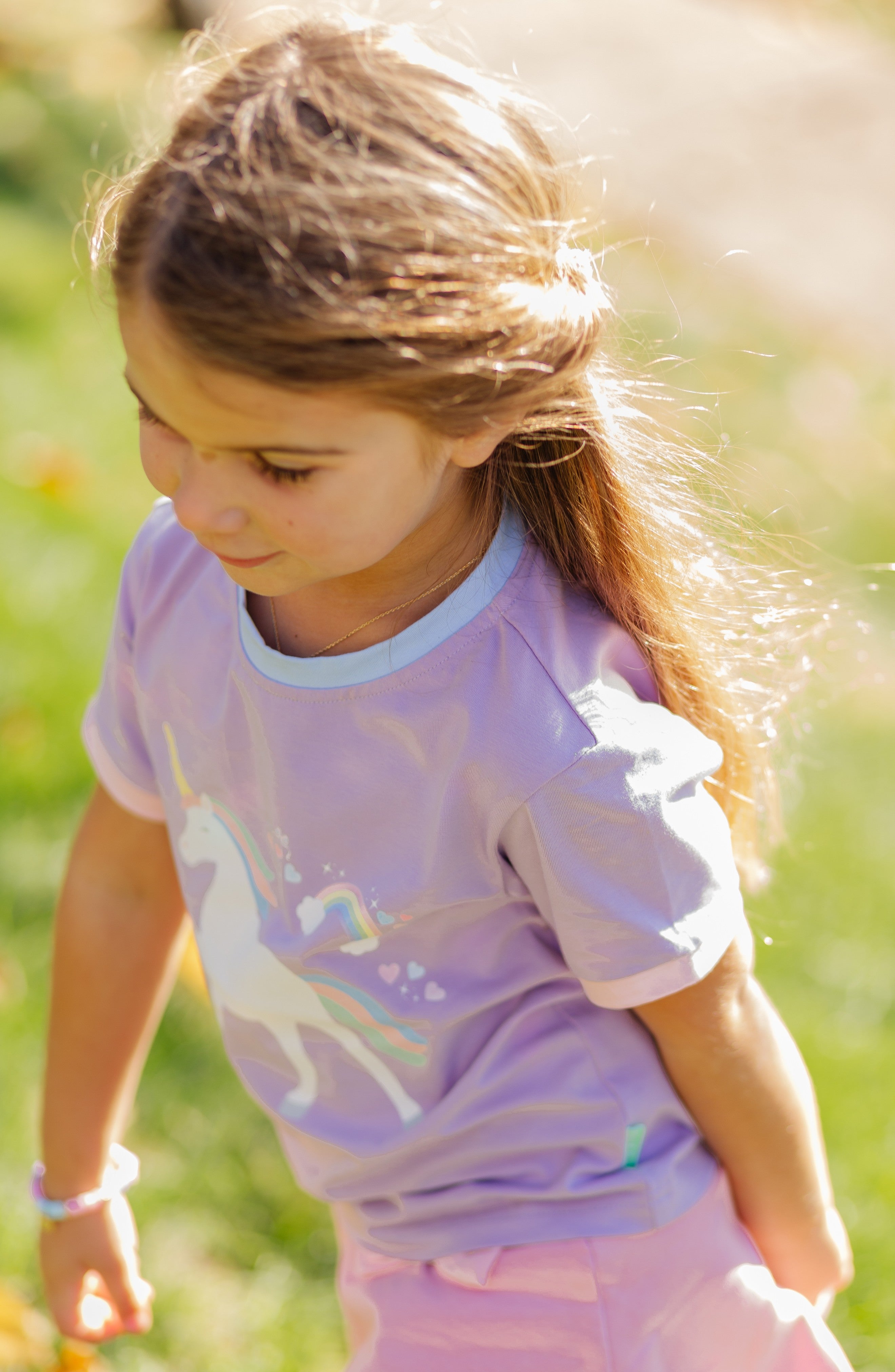 Rainbow Unicorn T-shirt (girls)