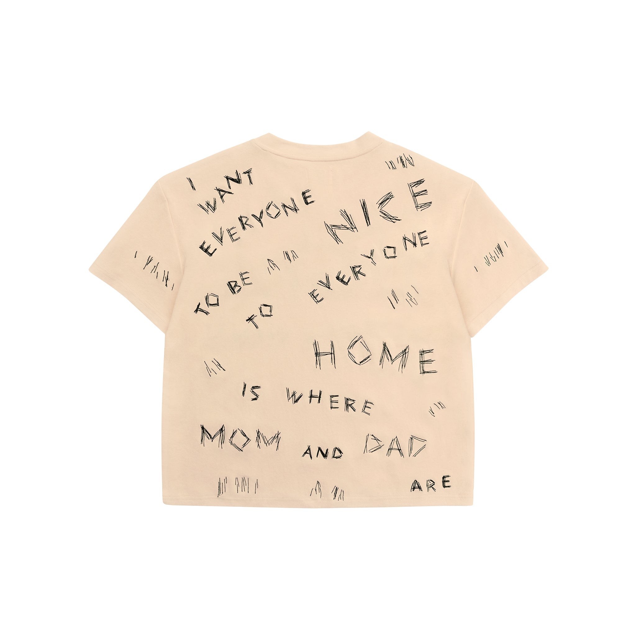 Adults "light Always Wins" Oversized T-shirt | Nude