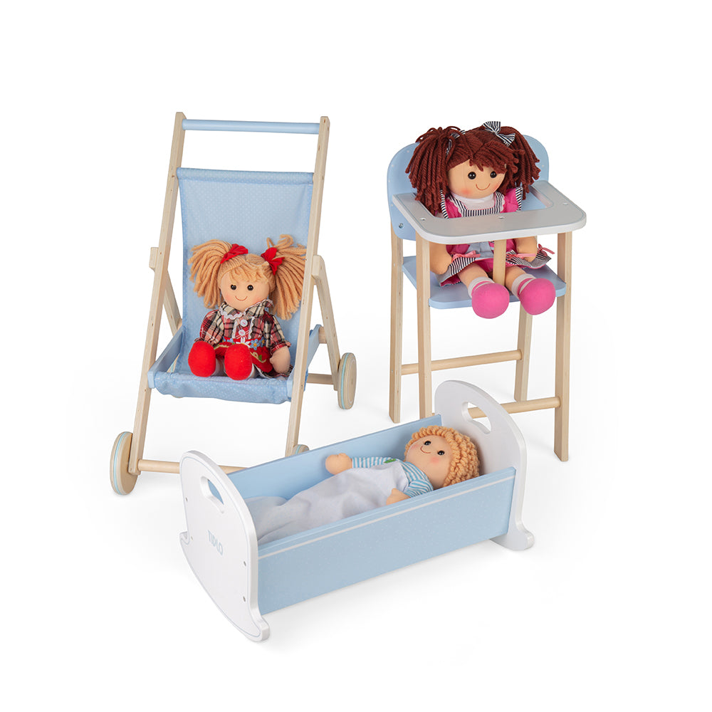 Tidlo Doll's High Chair By Bigjigs Toys Us