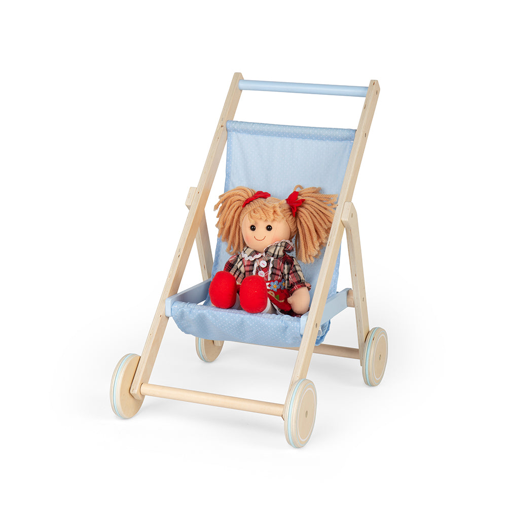 Tidlo Doll's Stroller By Bigjigs Toys Us