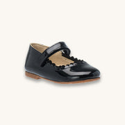 Aria Flat Toddler Patent Black