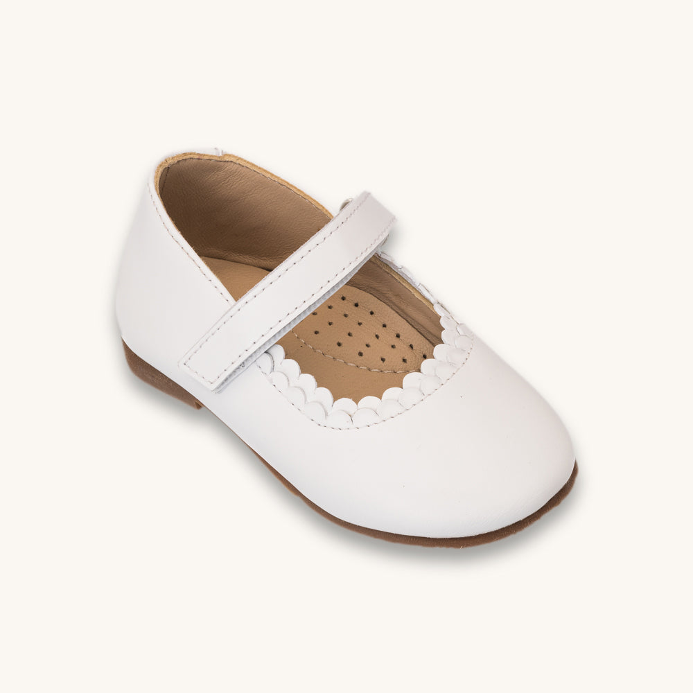 Aria Flat Toddler White