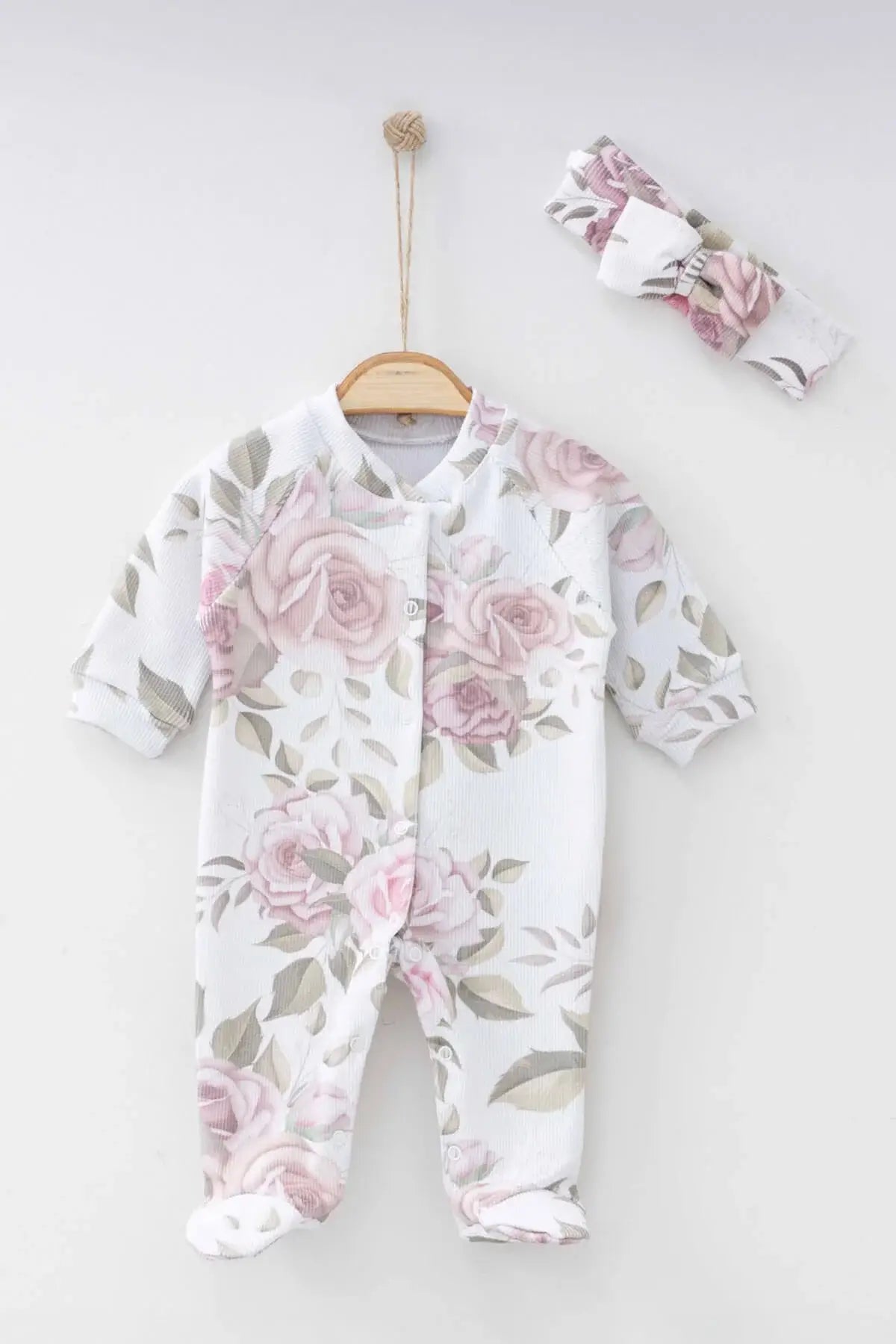 Kasey Floral Baby Onesie Set