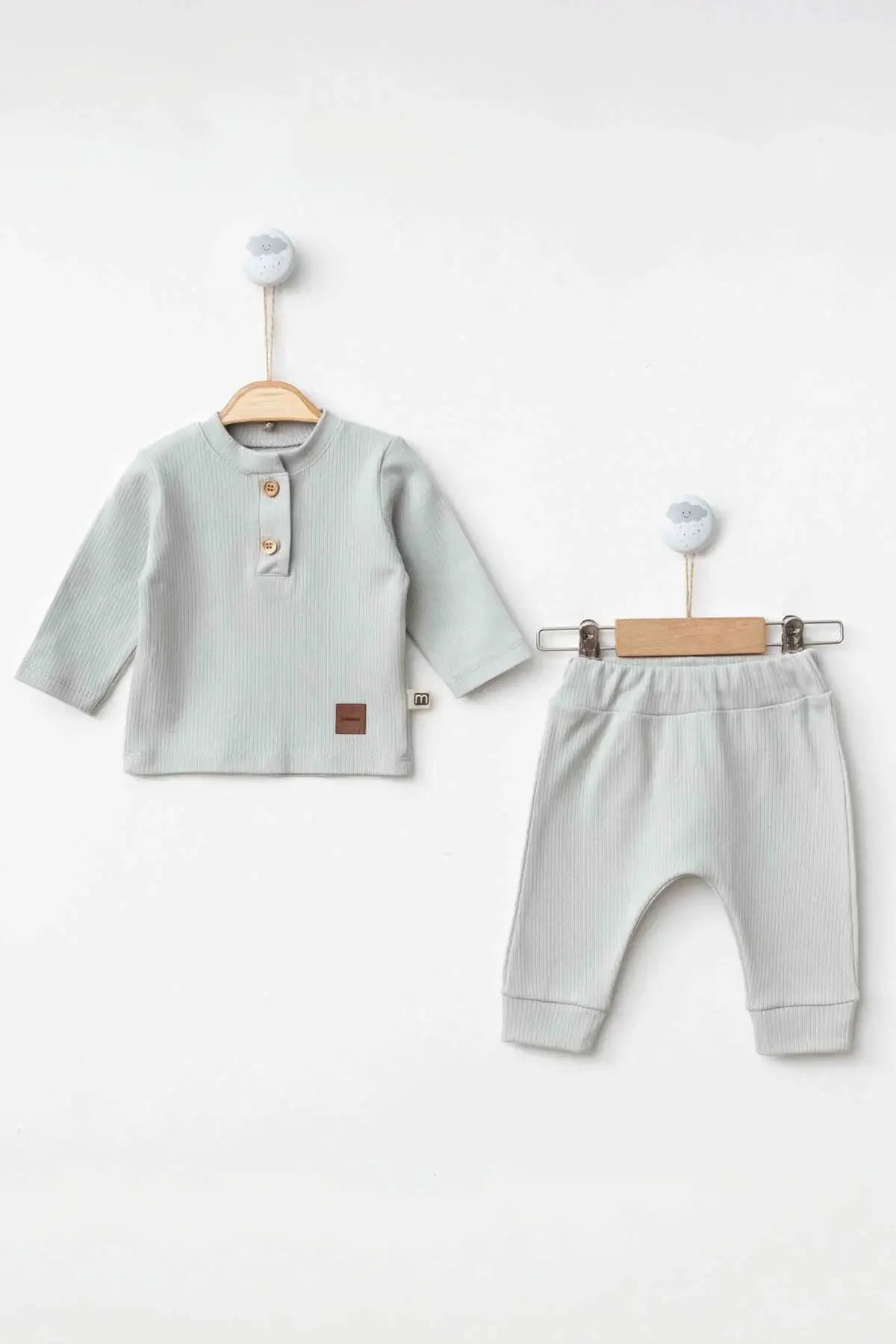 Darrel Baby Boy Green Clothes Set