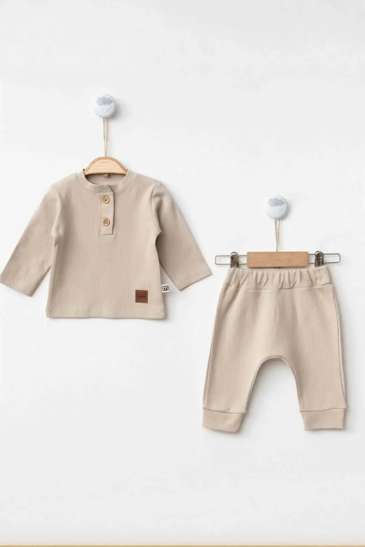 Darrel Baby Boy Brown Clothes Set