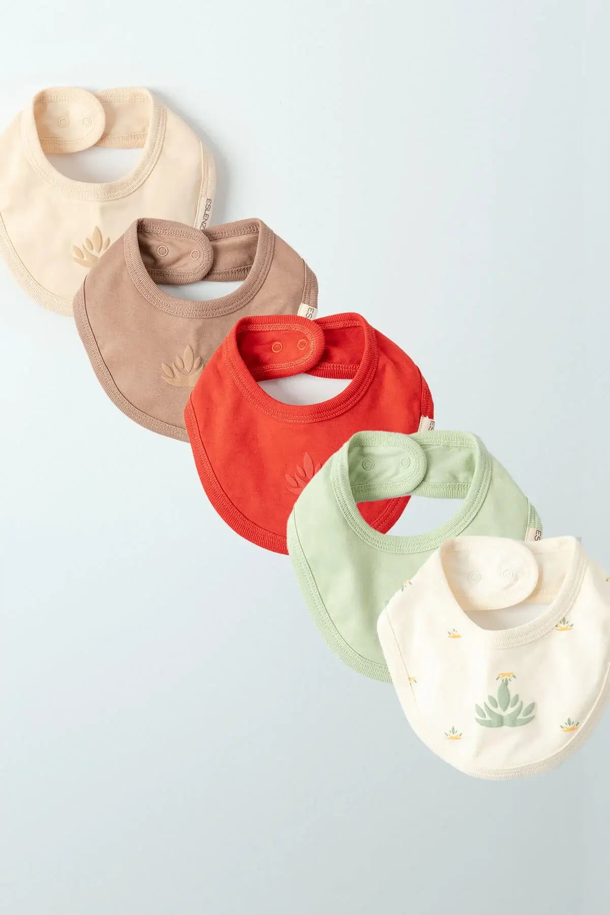 Organic Cotton Bib - 5 Pack