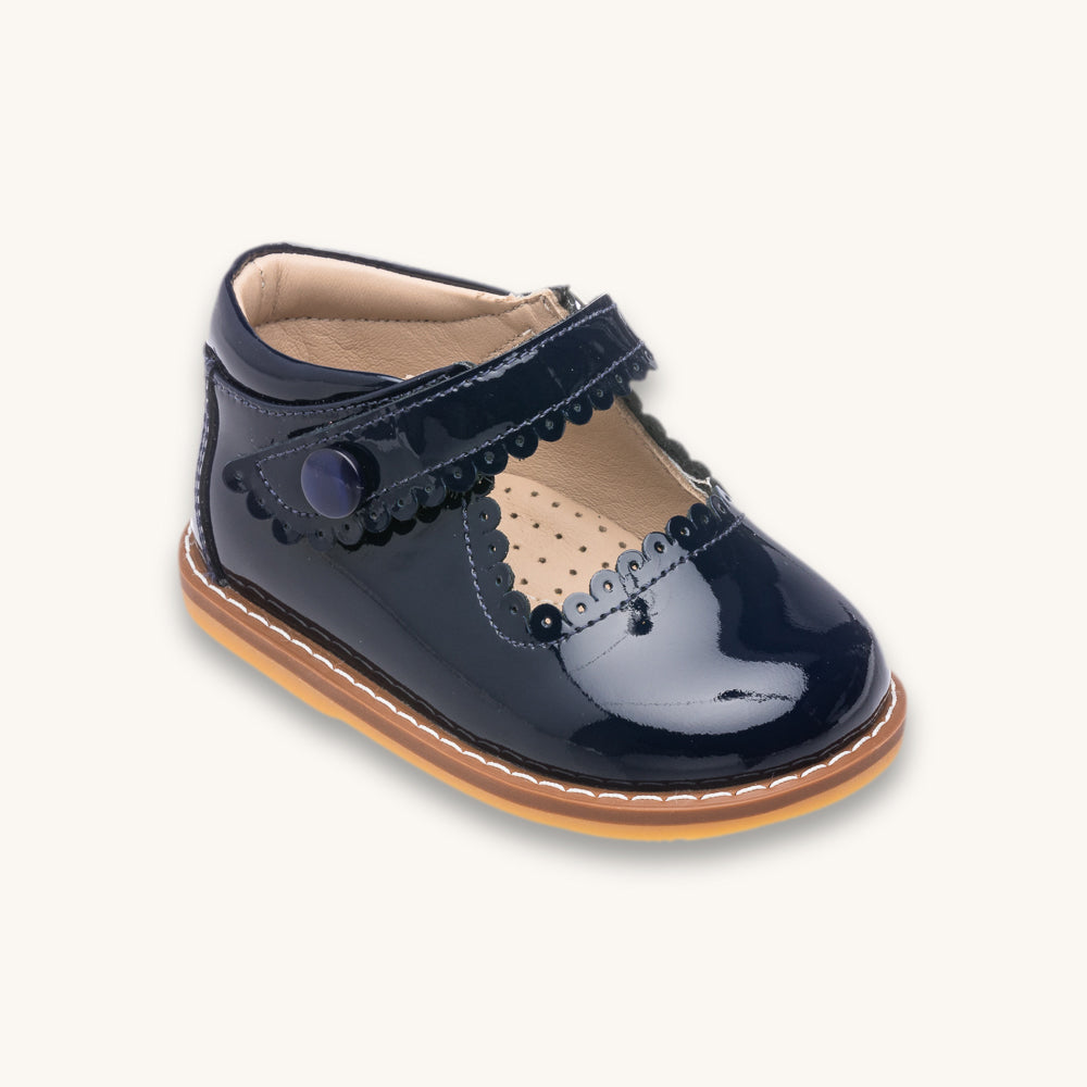 Toddler Mary Jane | Navy Blue Patent Leather