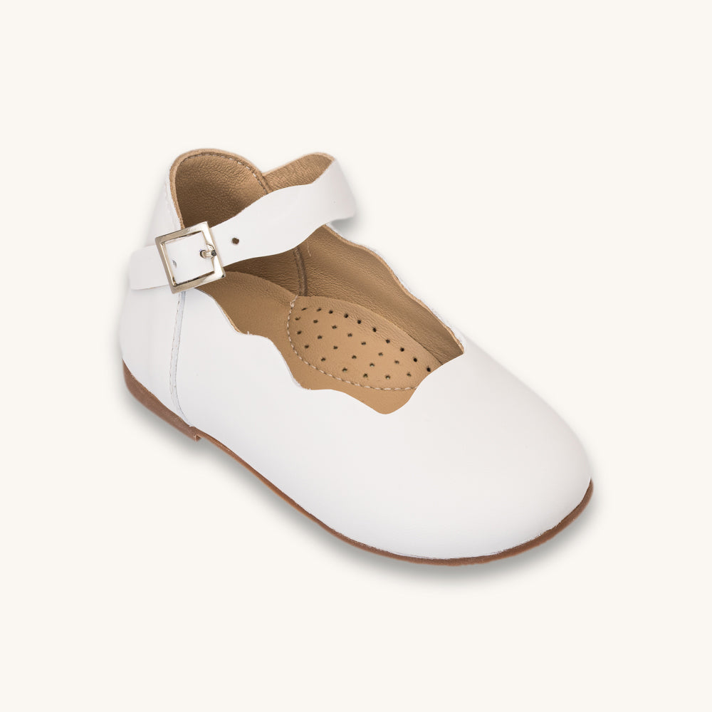 Ondina Flats Toddler White