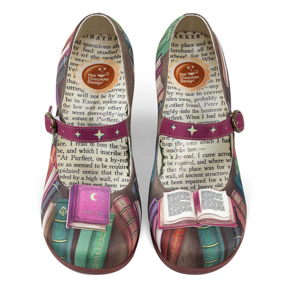 Chocolaticas® Mid Heels Tales &  Soles Women's Mary Jane Pump