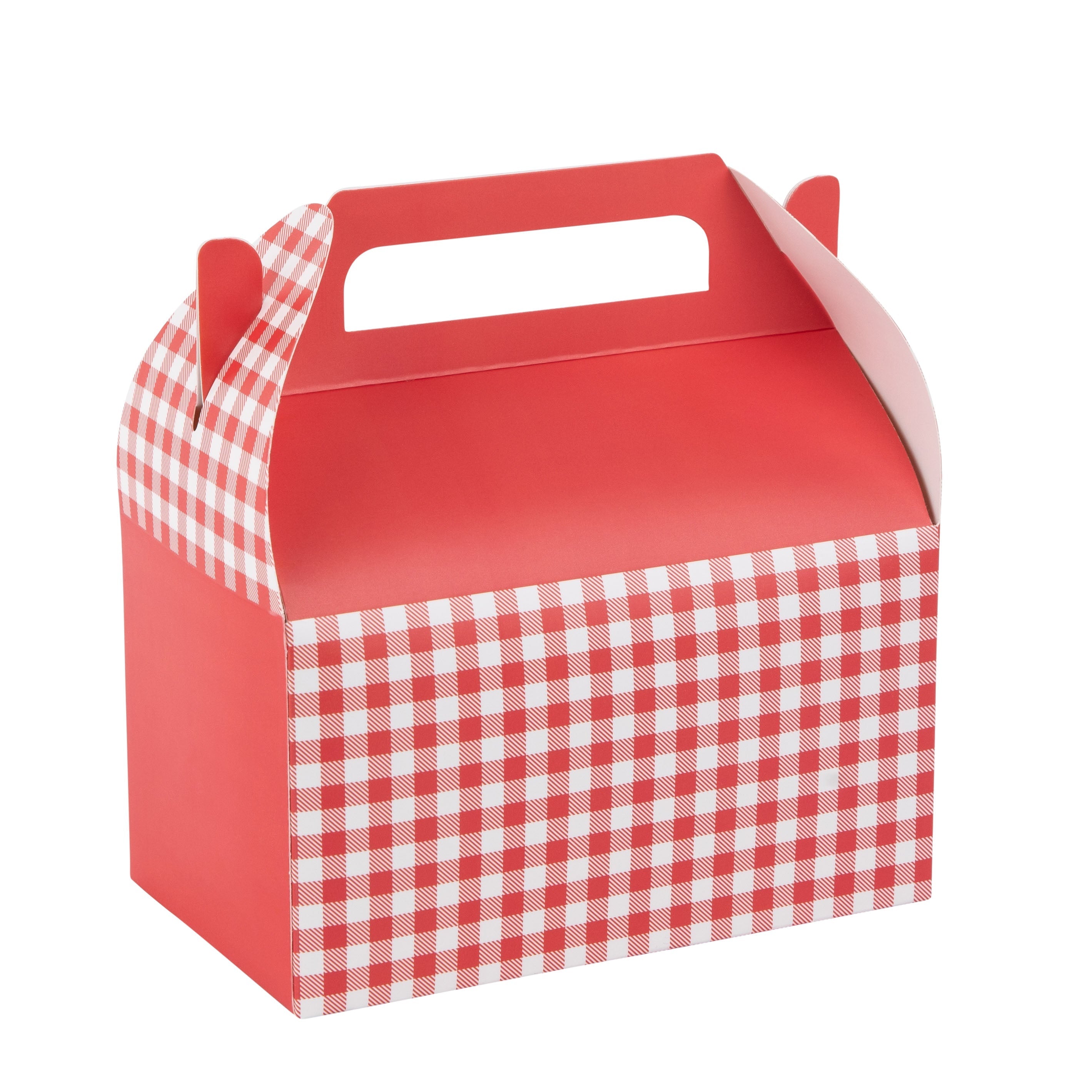 Picnic Paper Treat Box Birthday, Baby Shower And Holiday Party Decor 6.25x3.75x3.5 Inches 20 Pack