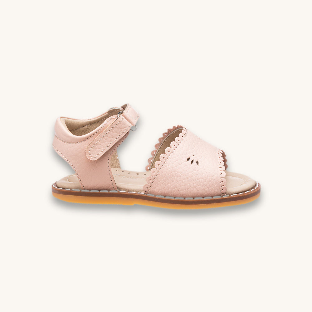 Classic Sandal With Scallop Toddlers Pink