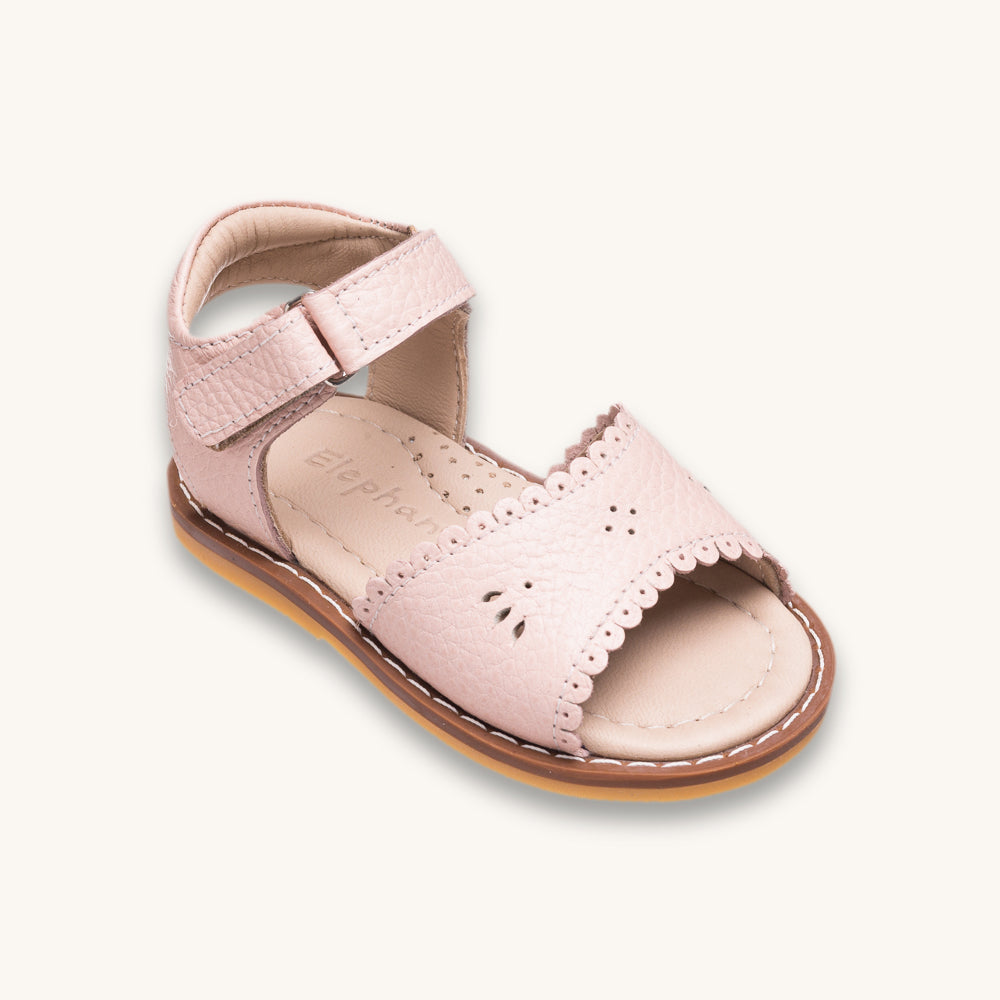 Classic Sandal With Scallop Toddlers Pink