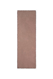 Stonewashed Table Runner Soil Brown