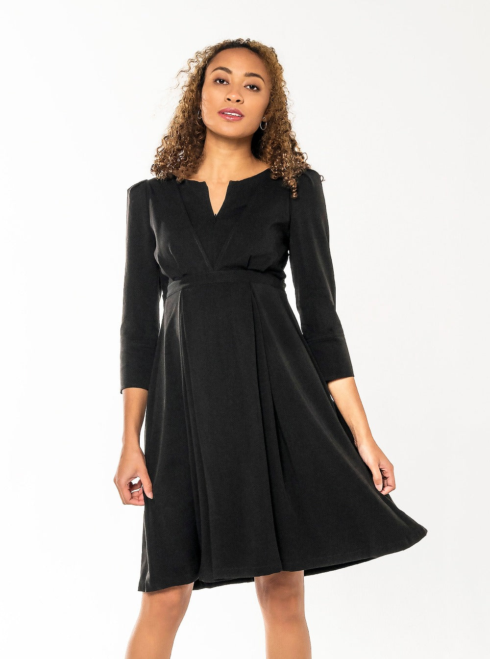 Madeline Tencel Empire Maternity & Nursing Dress