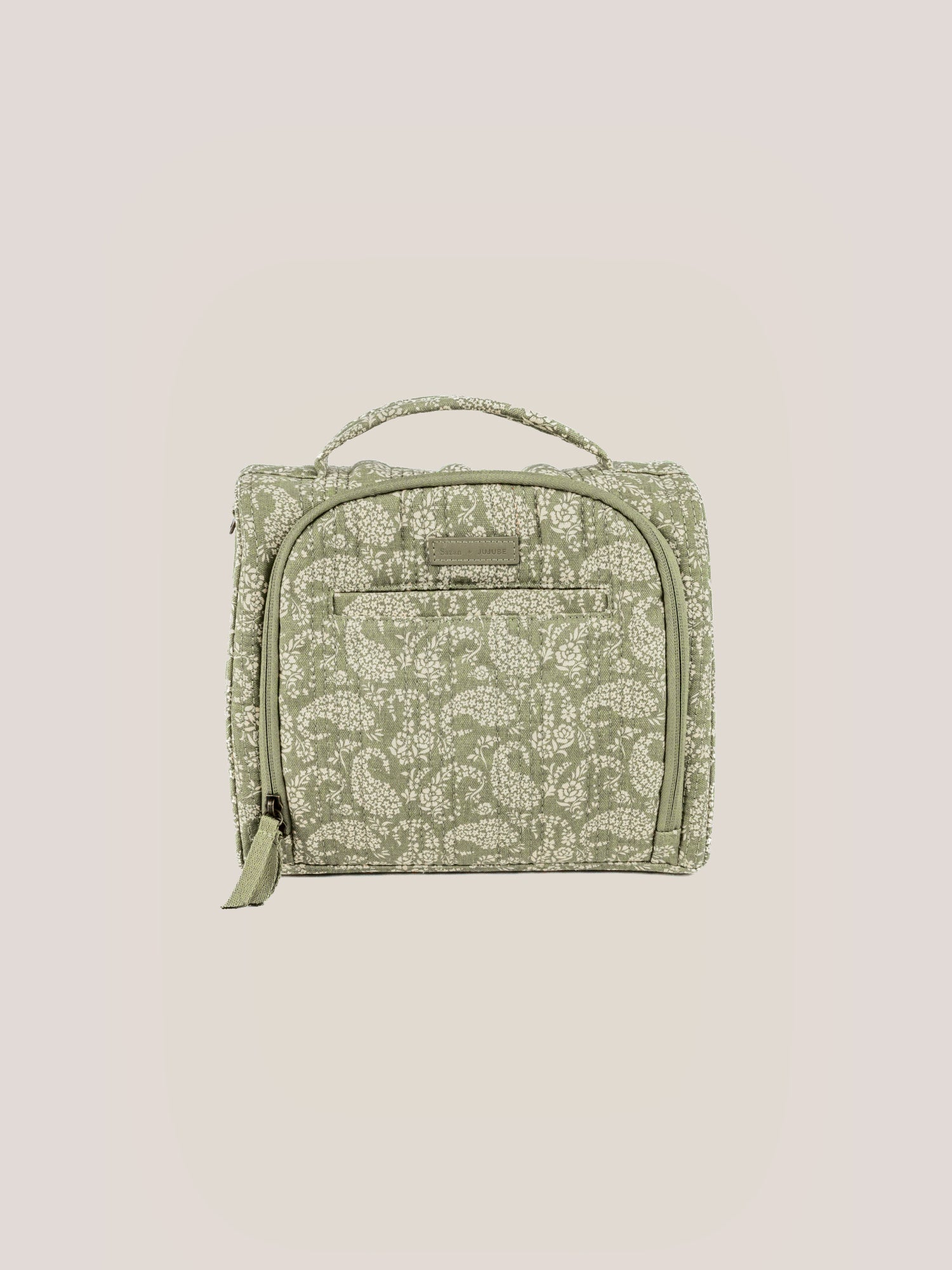 Sazan X Jujube Insulated Bottle Bag - Paisley Floral