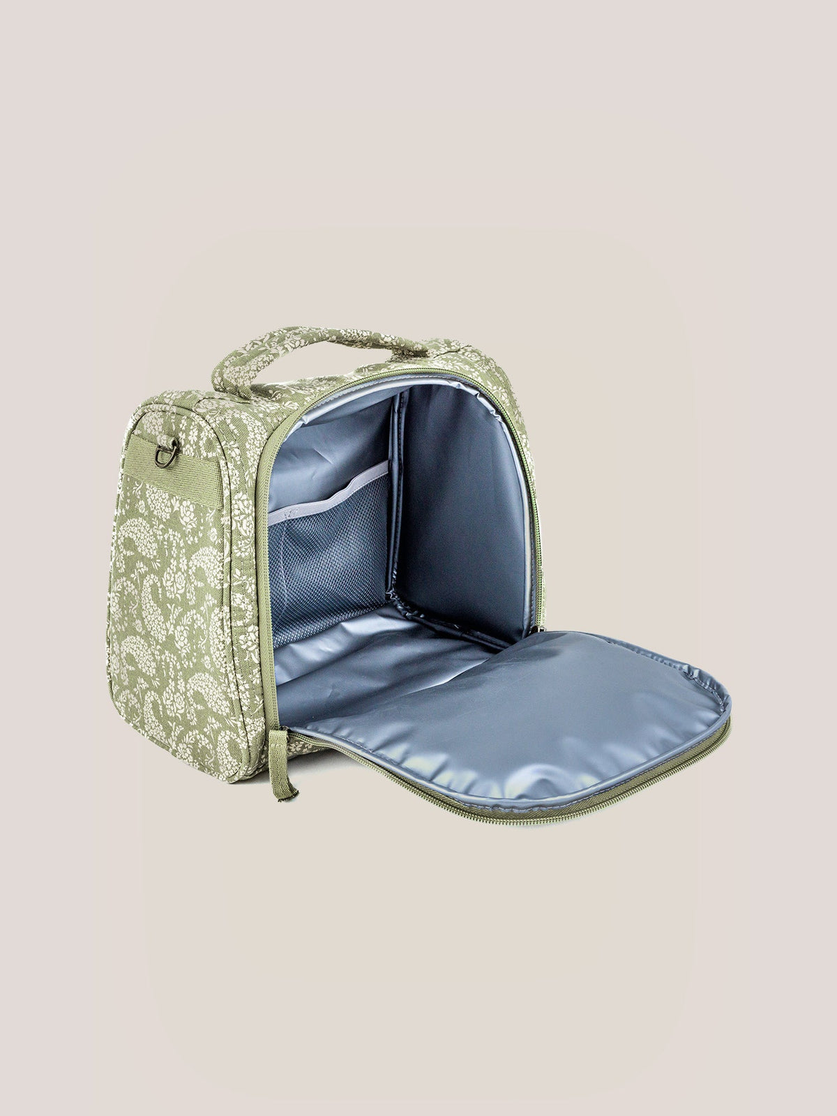 Sazan + Jujube Insulated Bottle Bag - Paisley Floral