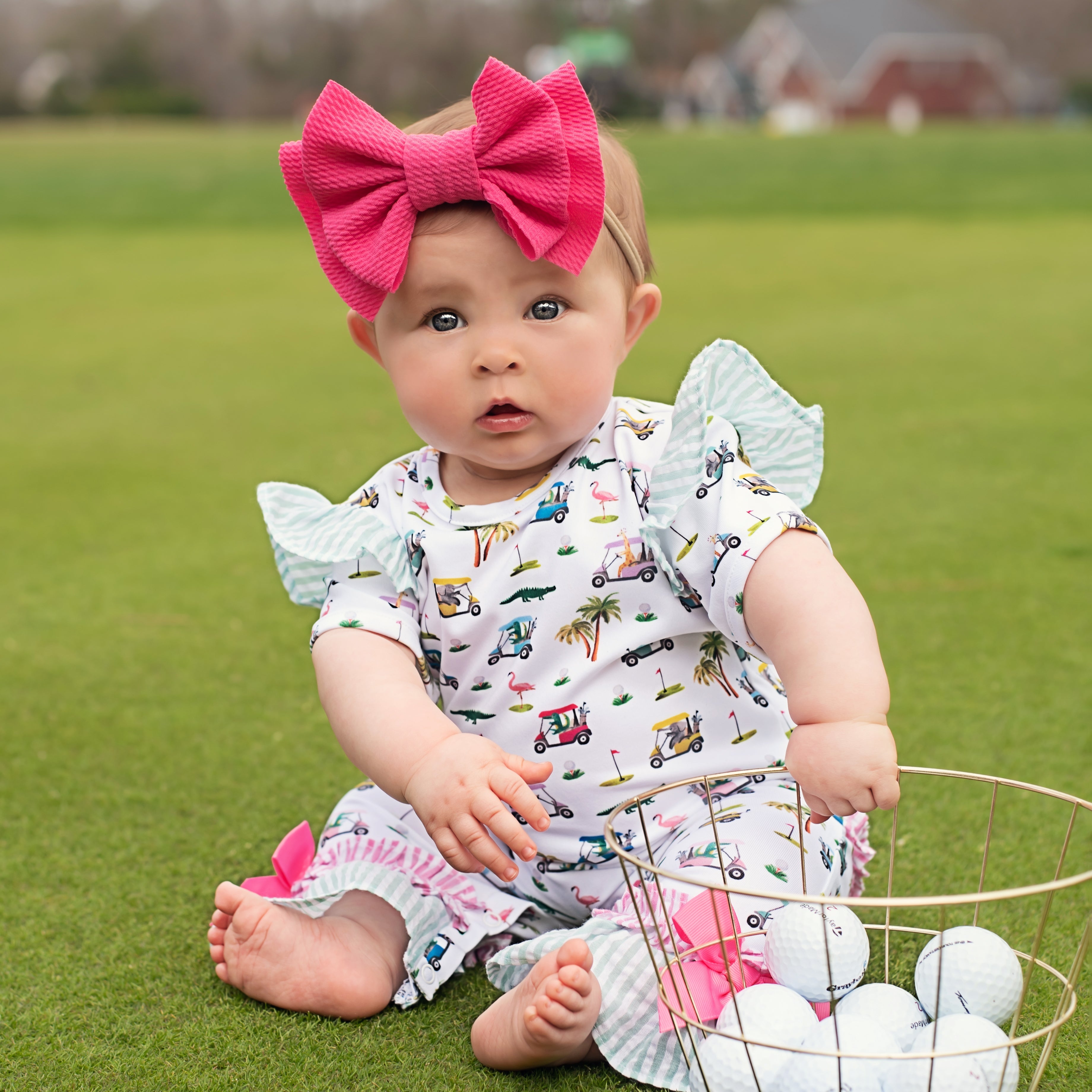 The Palms Girls Golf Romper