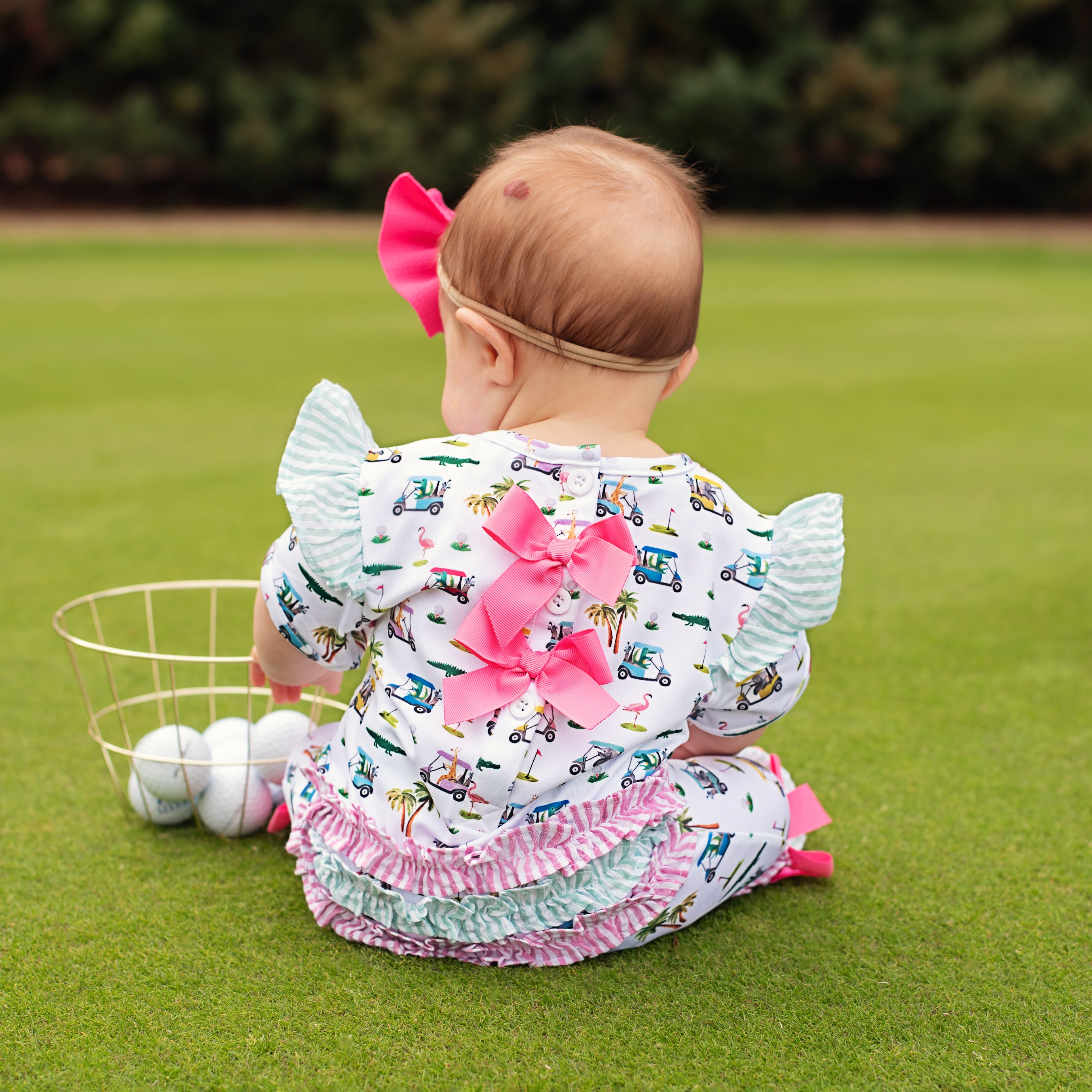 The Palms Girls Golf Romper