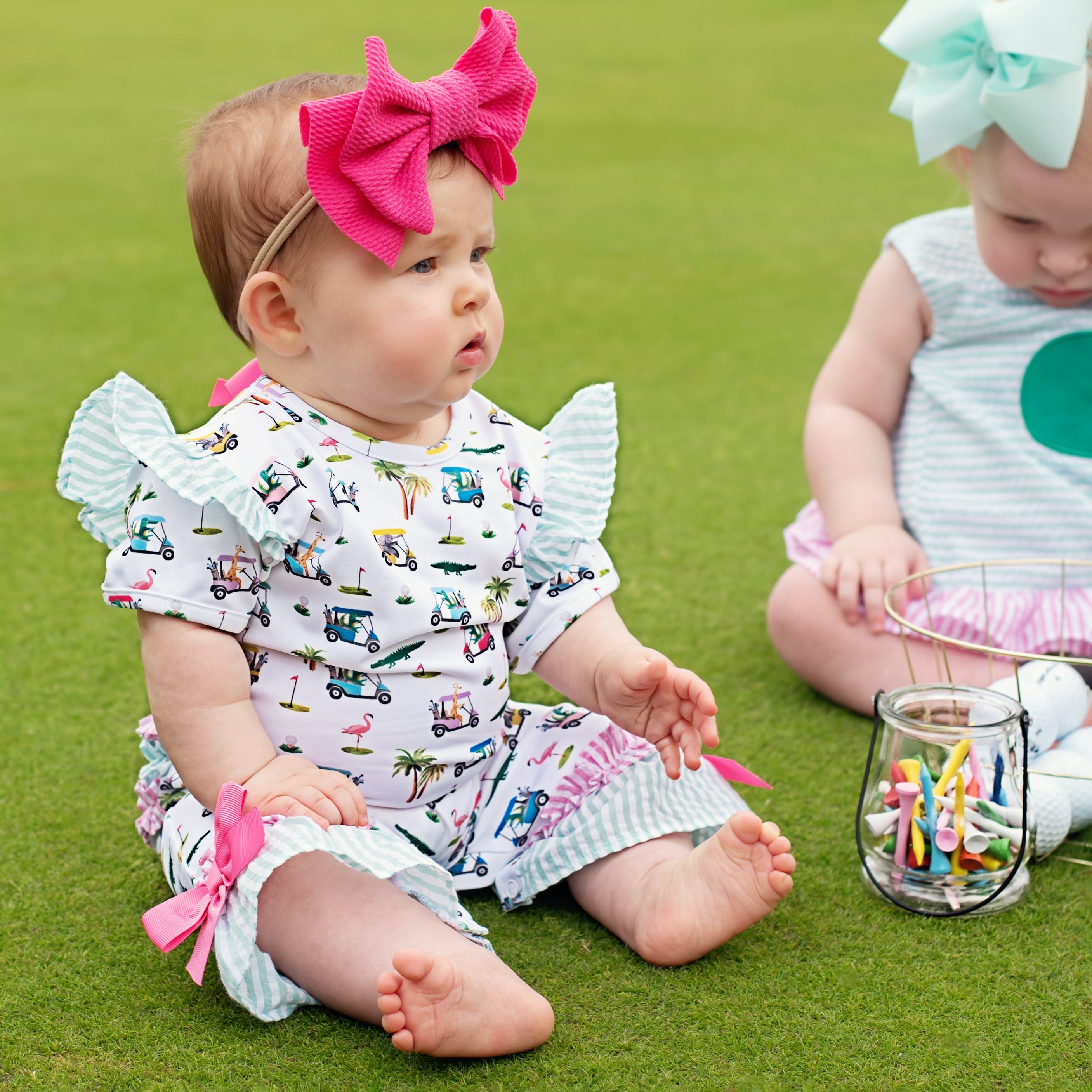 The Palms Girls Golf Romper