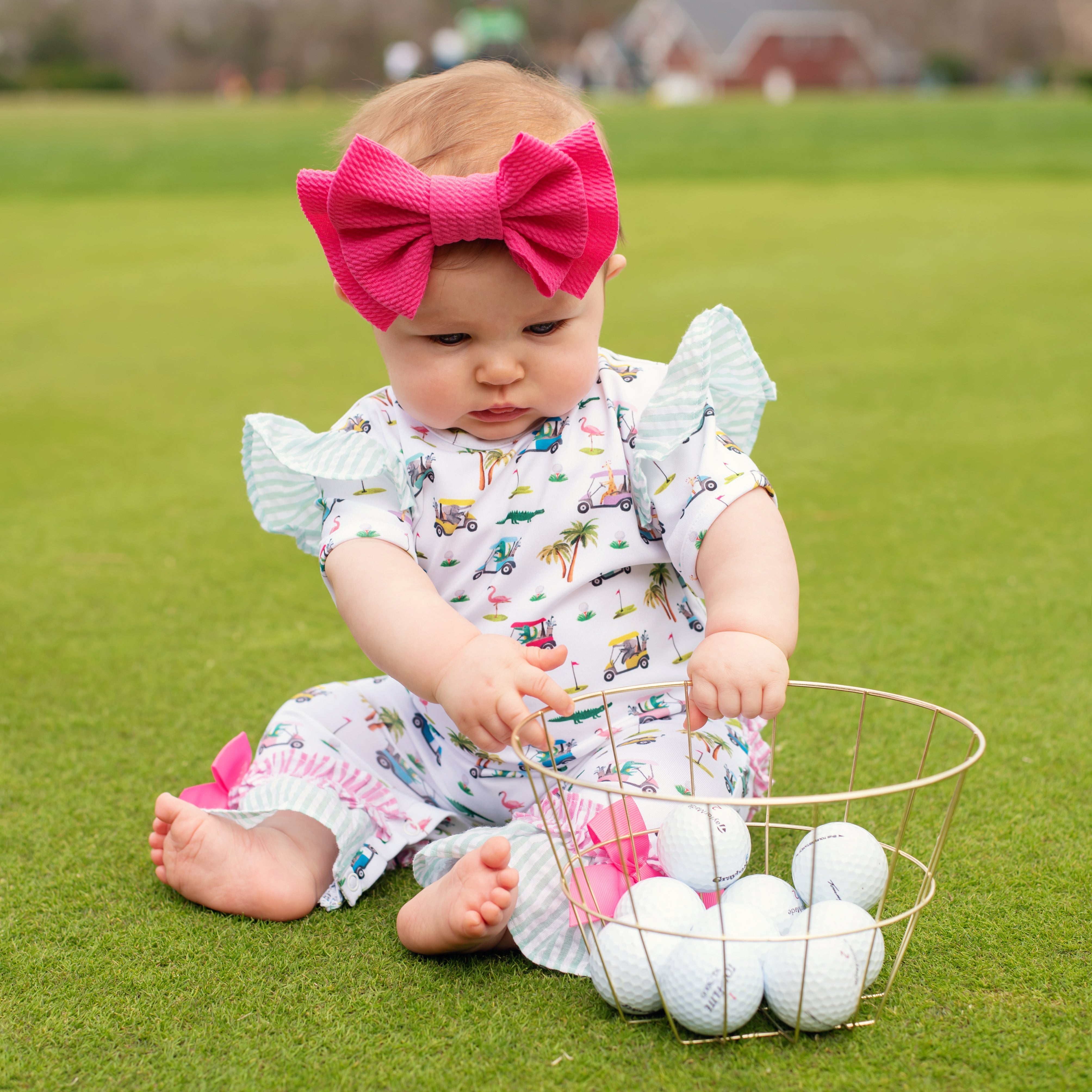 The Palms Girls Golf Romper