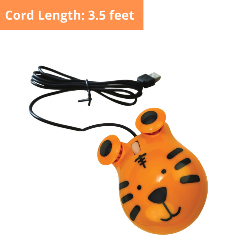 Tiger Shape Computer Mouse