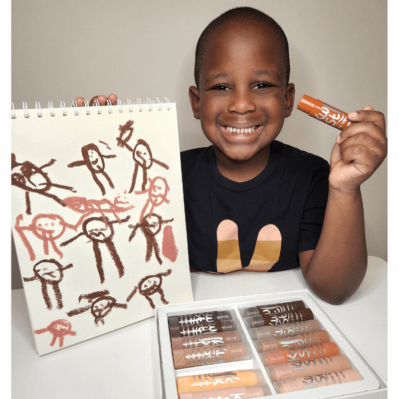 Kwik Stix Paint Sticks Global Skin Tones, 14 Pack