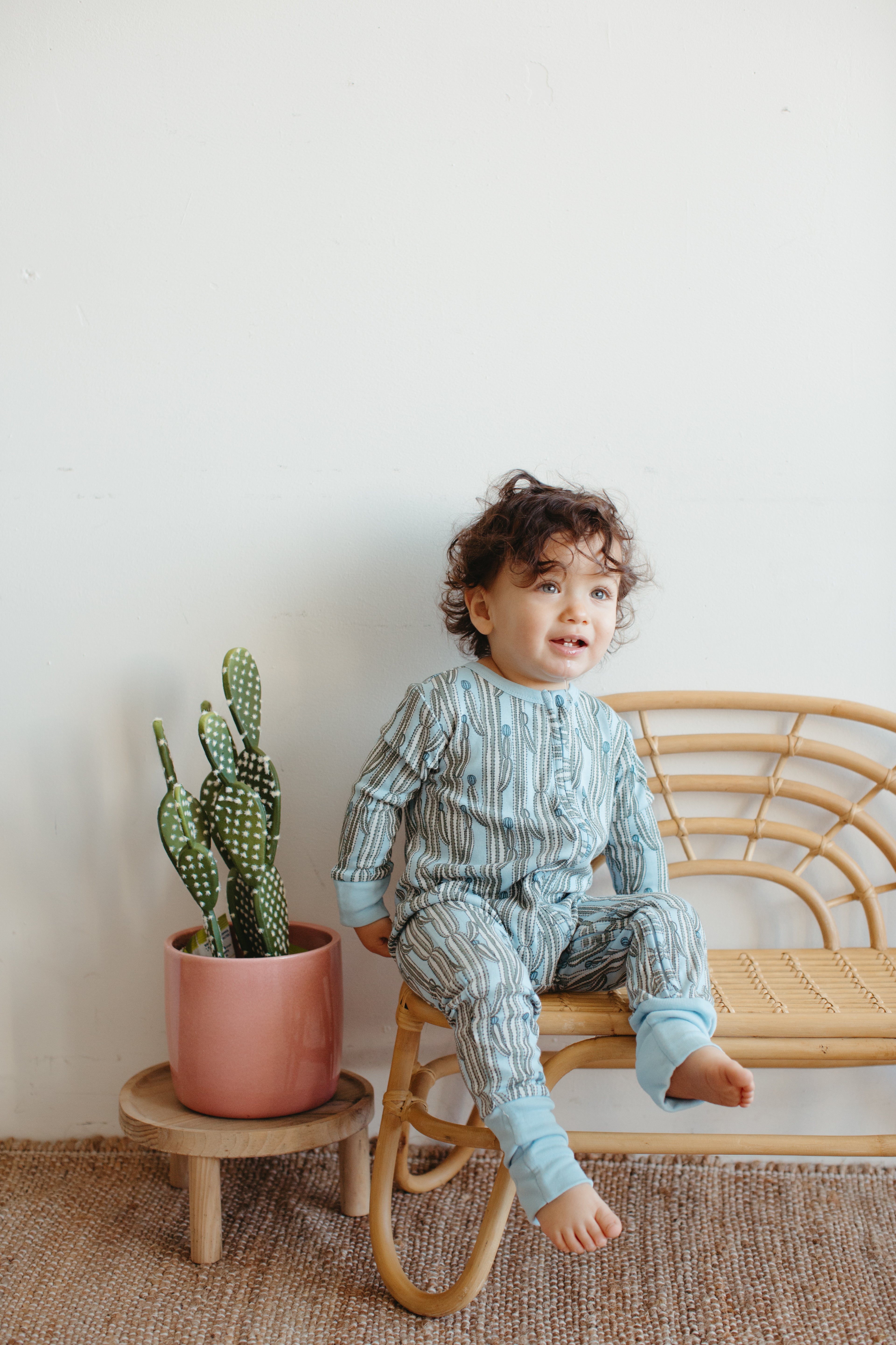 Bamboo Blend Convertible Coverall - Blooming Saguaro