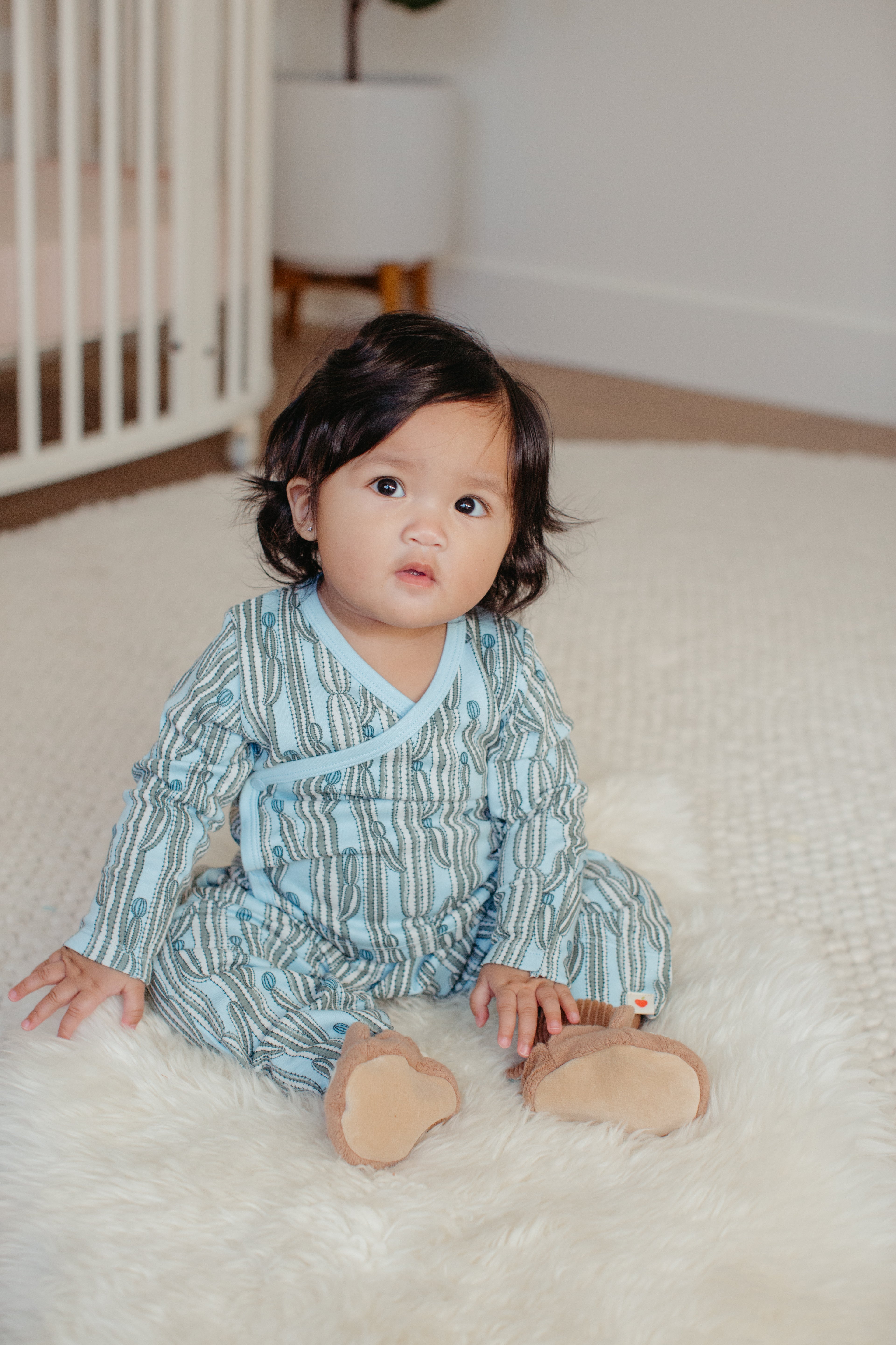 Bamboo Blend Layette Pant - Blooming Saguaro