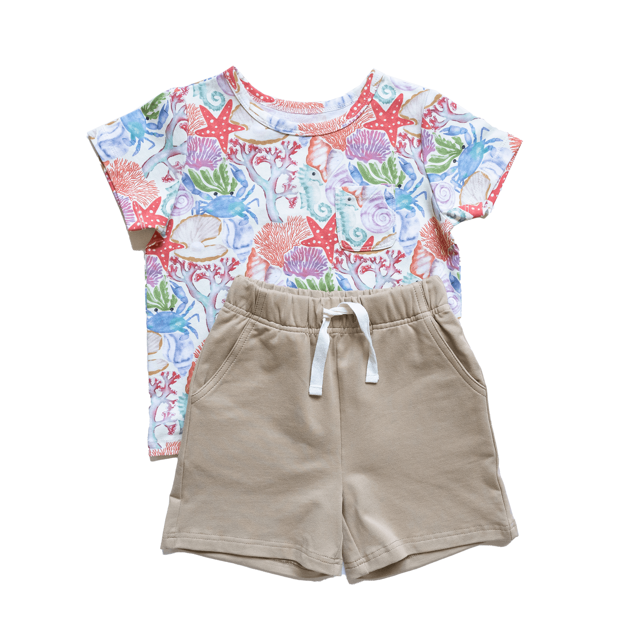 Brooklyn Kids' Tee | Ocean Puzzle