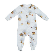 Parker Baby Zip Long John | Mushroom Magic