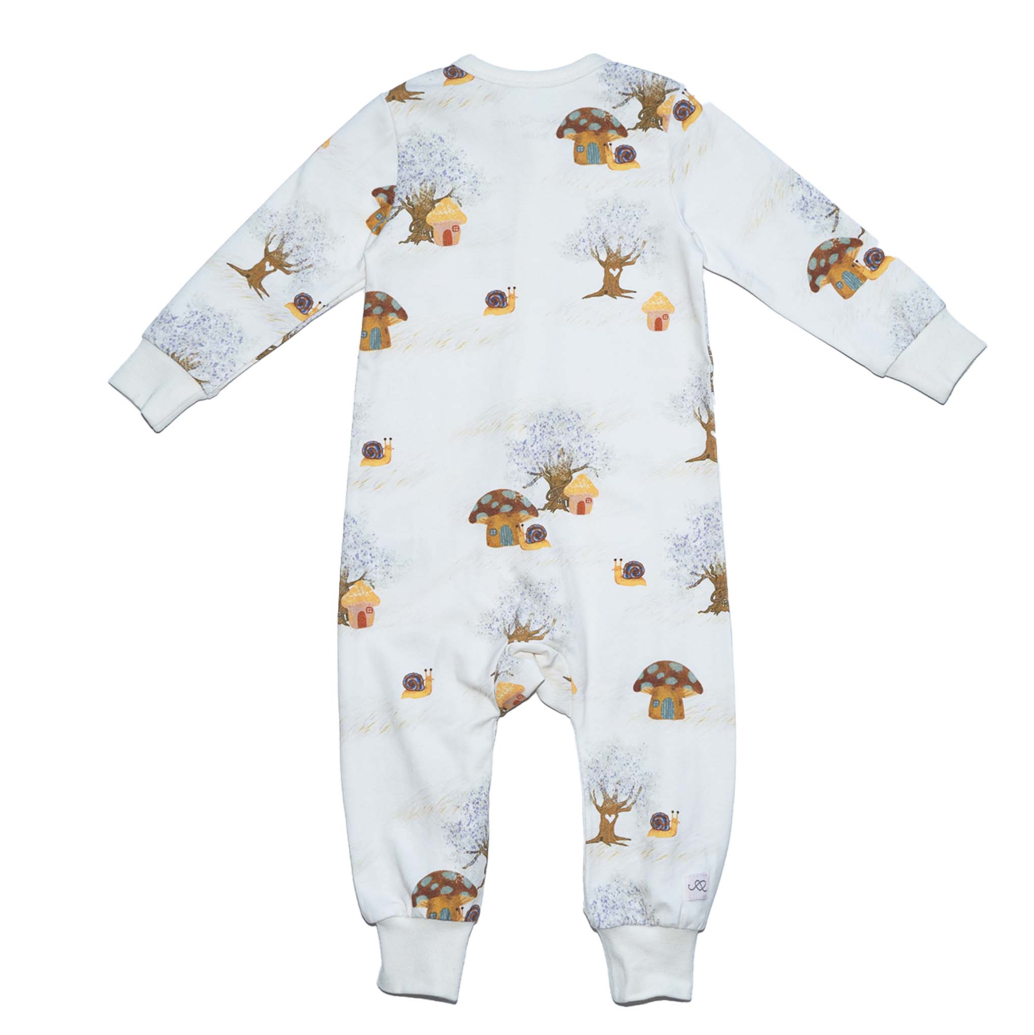 Parker Baby Zip Long John | Mushroom Magic