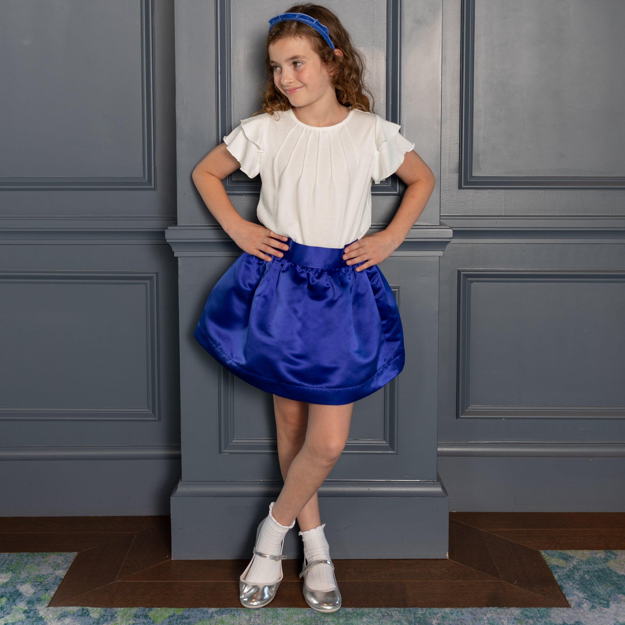 Sutton Skirt In Boylston Blue