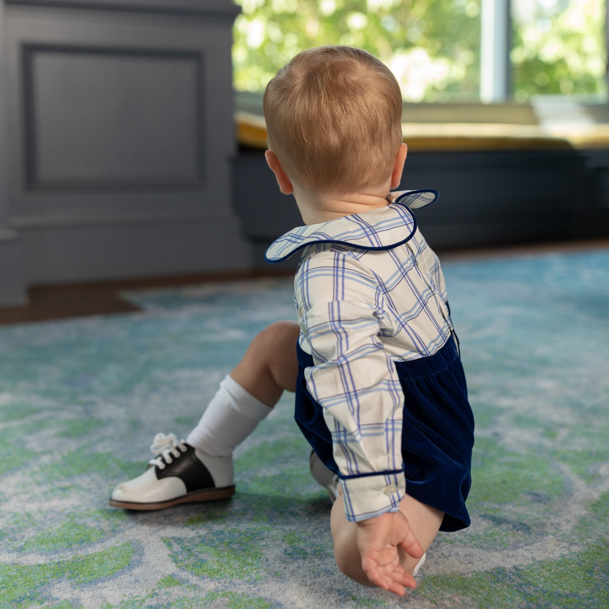 Long Sleeve Beau Bubble In Prescott Plaid