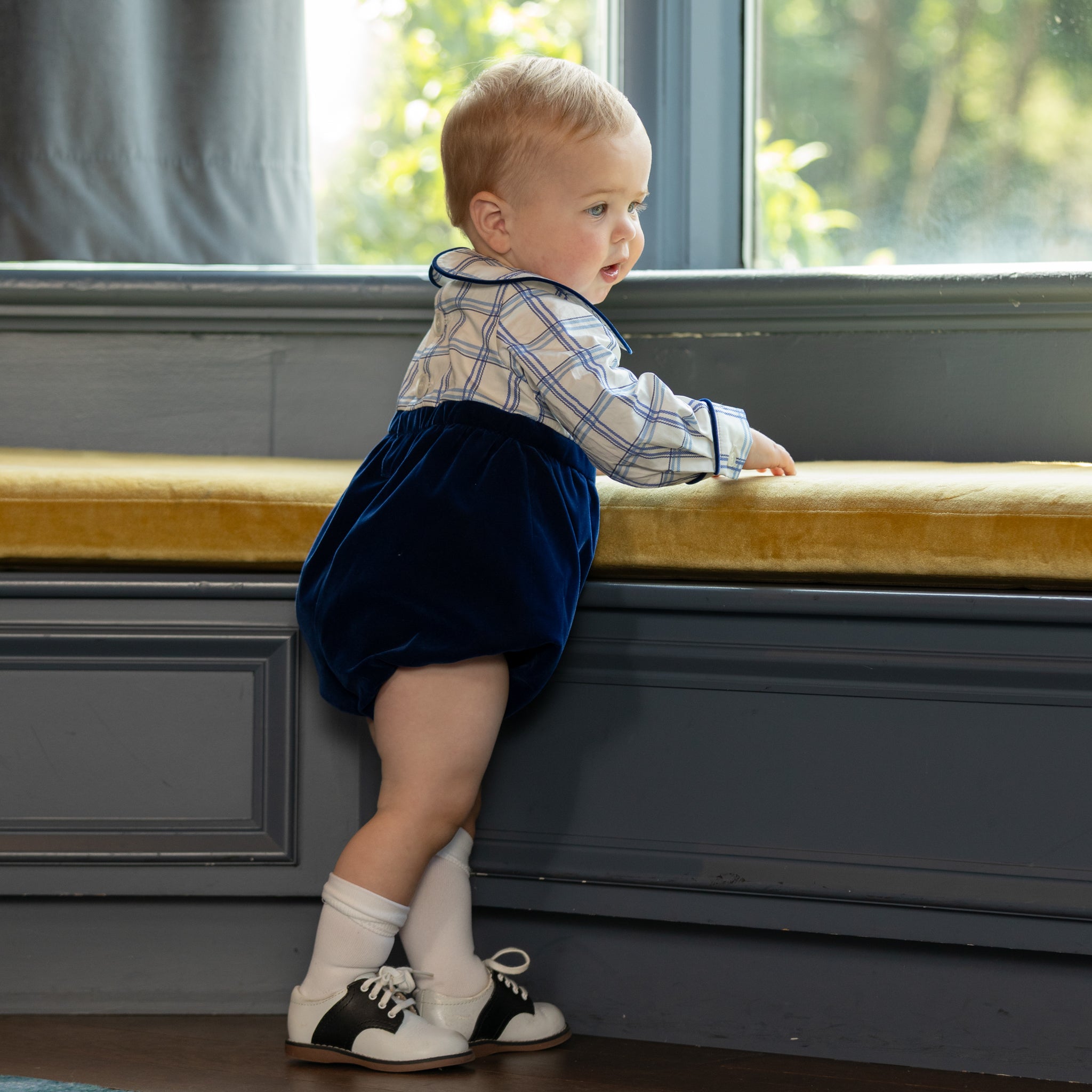 Long Sleeve Beau Bubble In Prescott Plaid