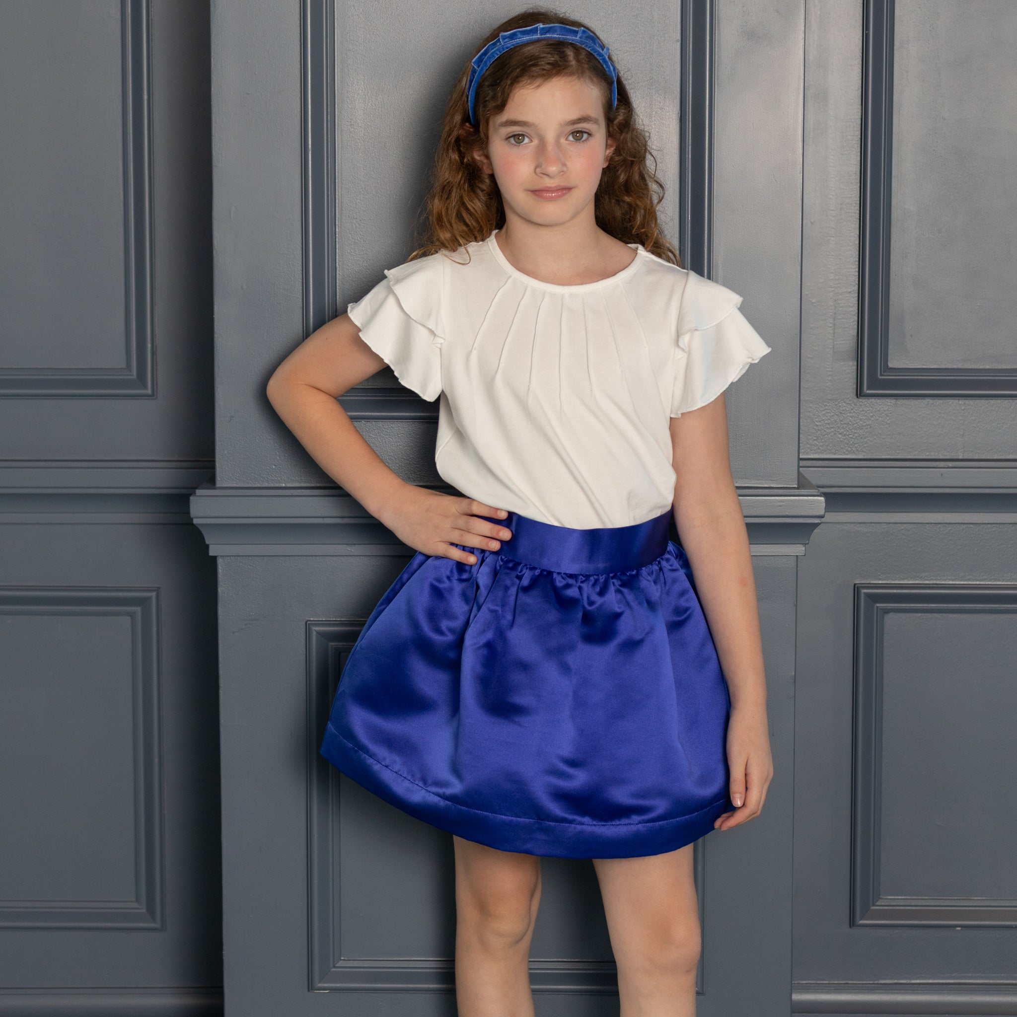 Sutton Skirt In Boylston Blue