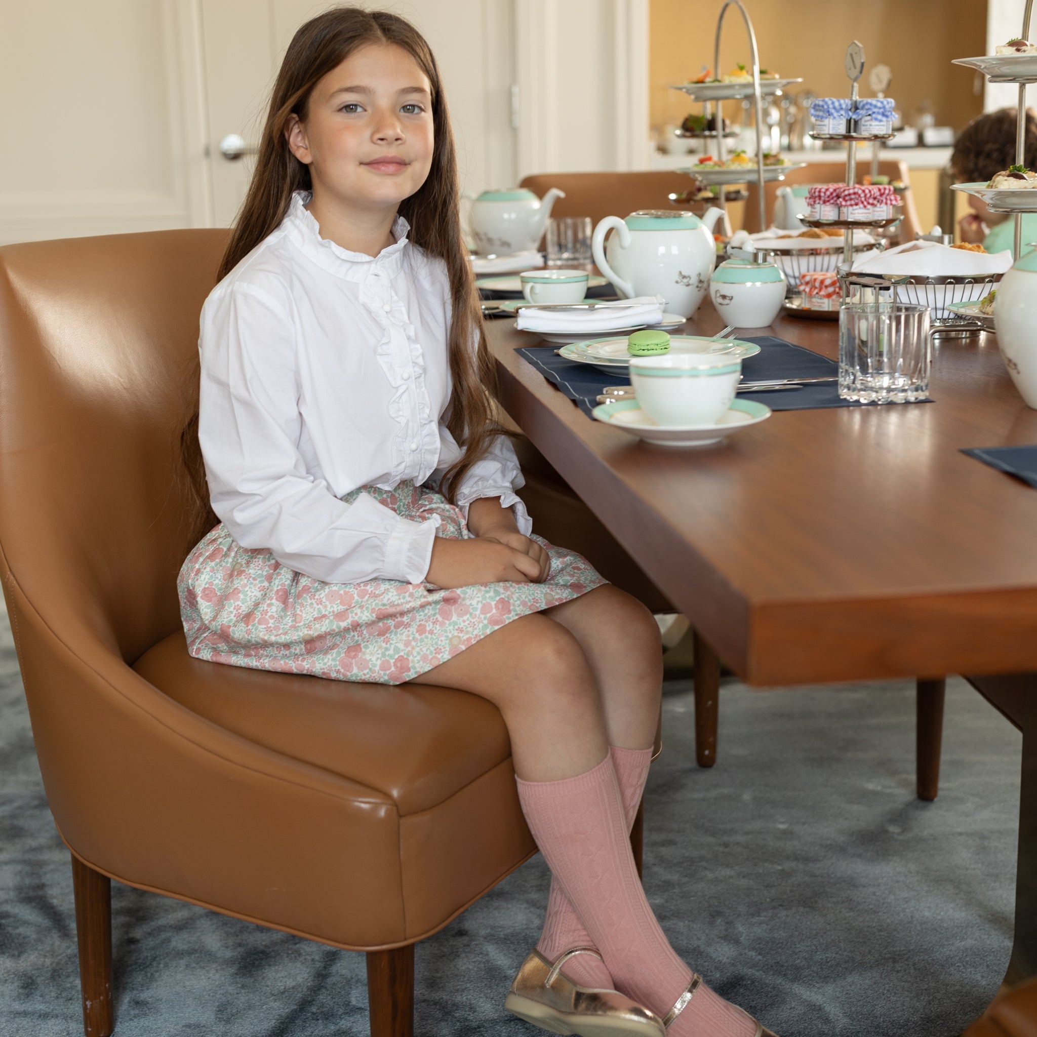 Sutton Skirt In Beacon Hill Blooms