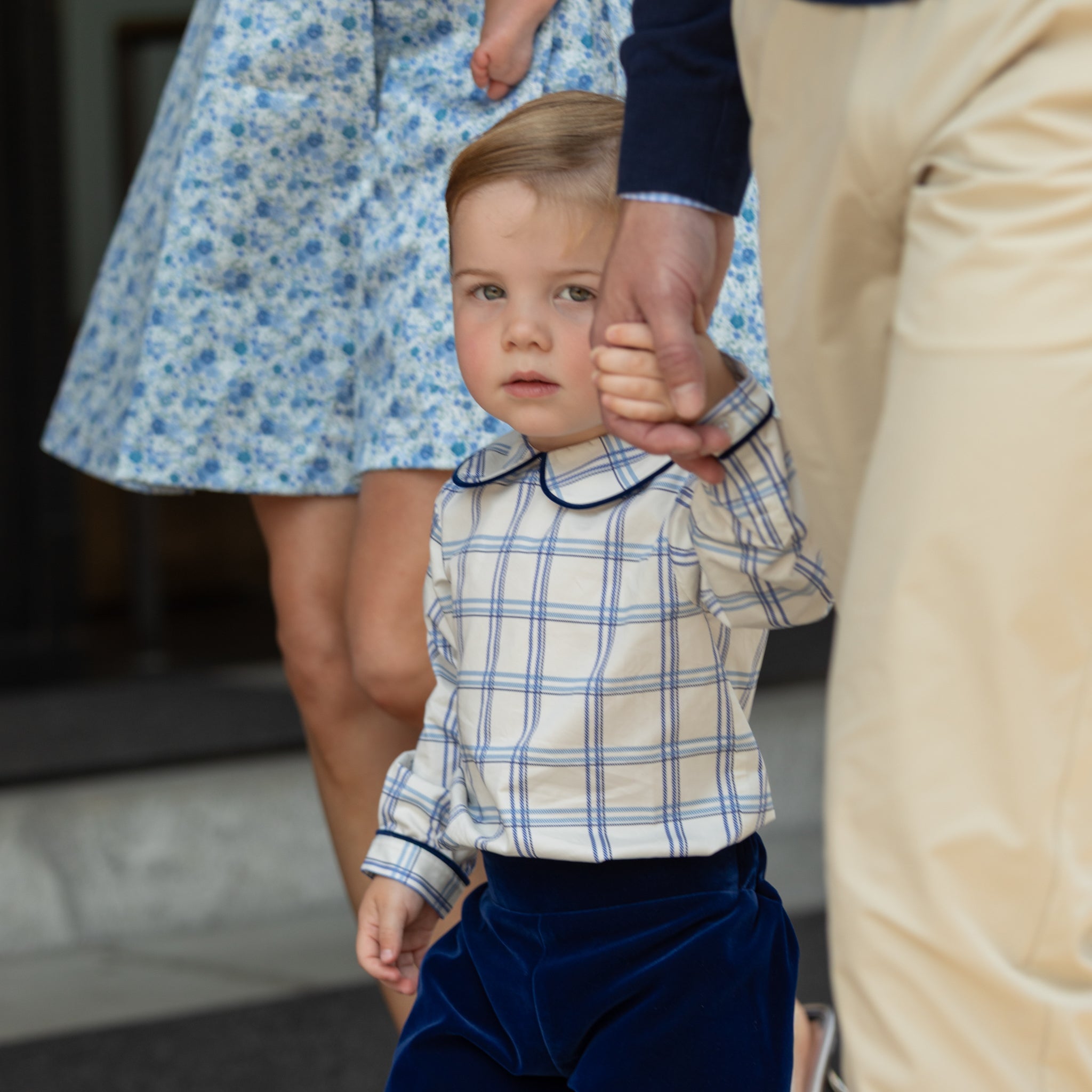 Long Sleeve Henry Peter Pan In Prescott Plaid