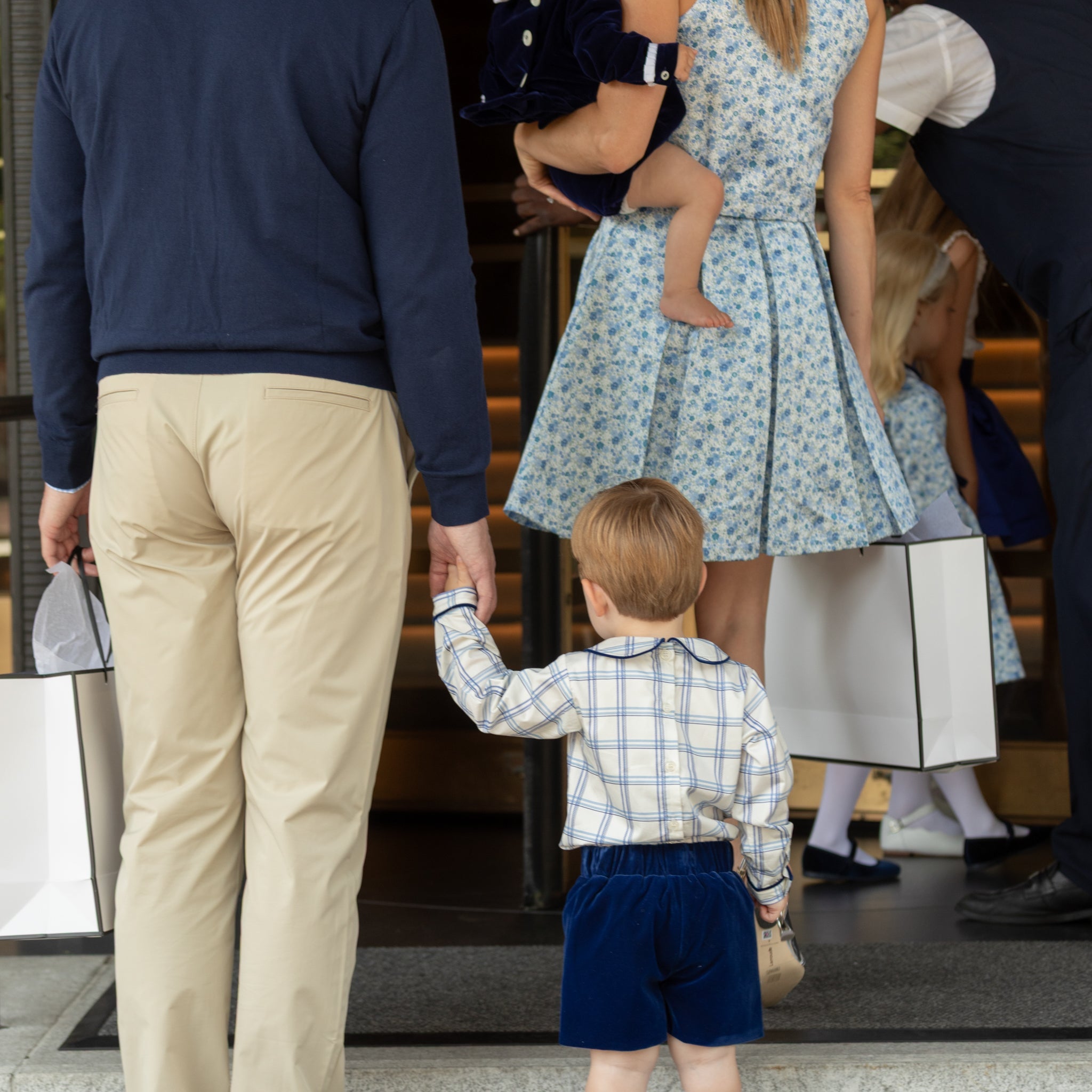 Long Sleeve Henry Peter Pan In Prescott Plaid