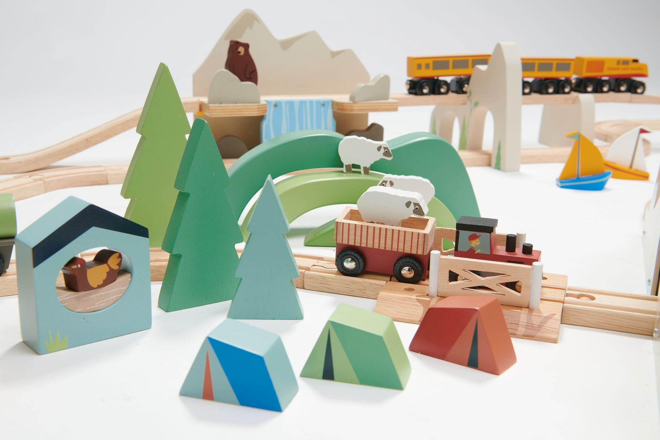 Mountain View Train Set