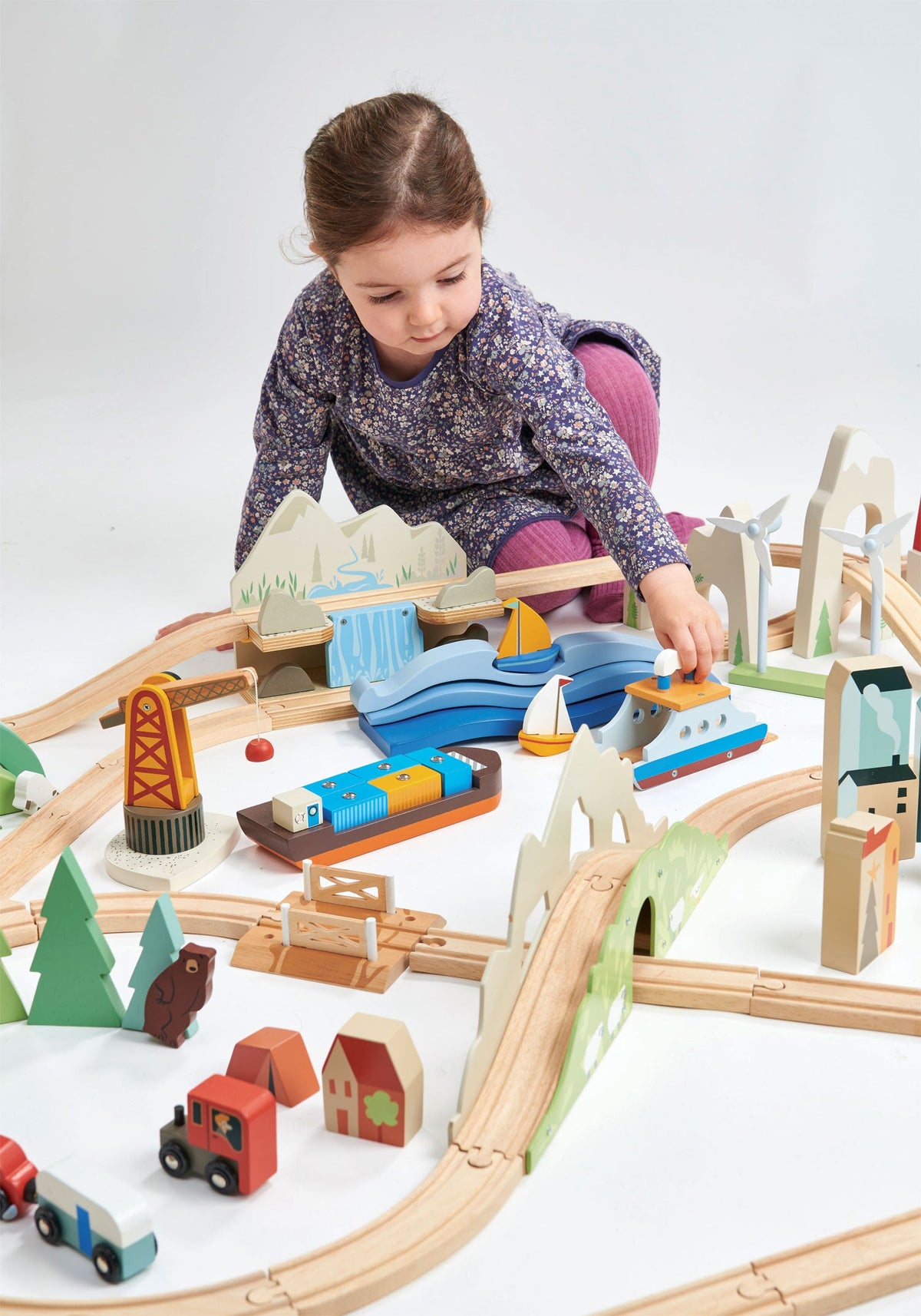 Mountain View Train Set
