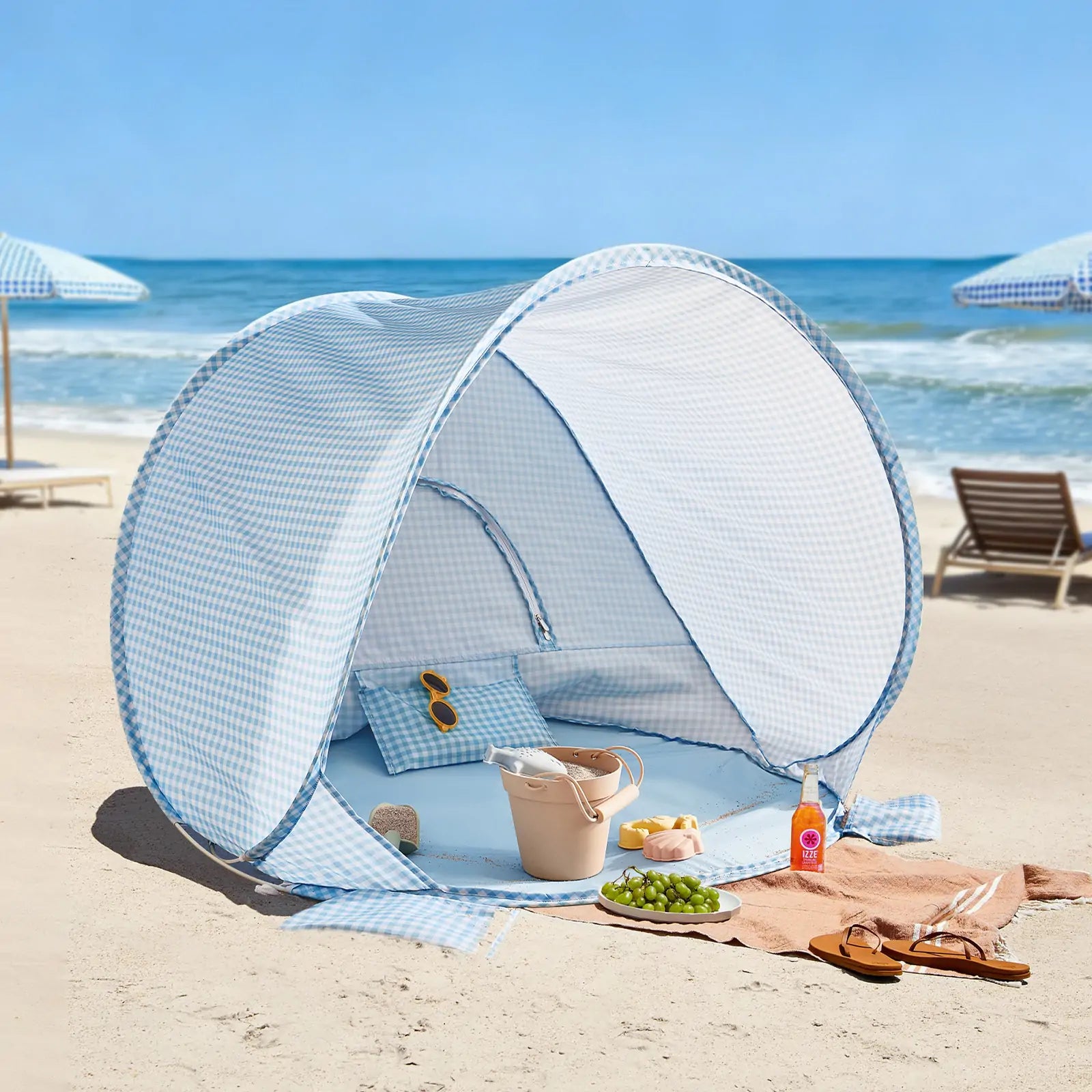 ® One-stop Beach Toy & Tent Set