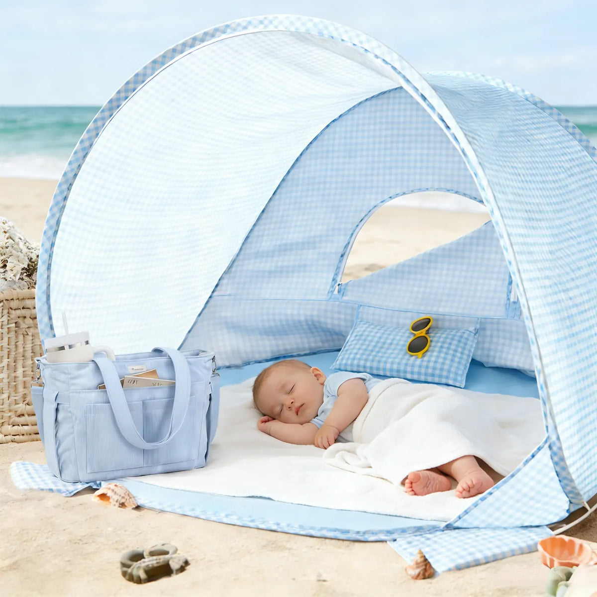 ® One-stop Beach Toy & Tent Set