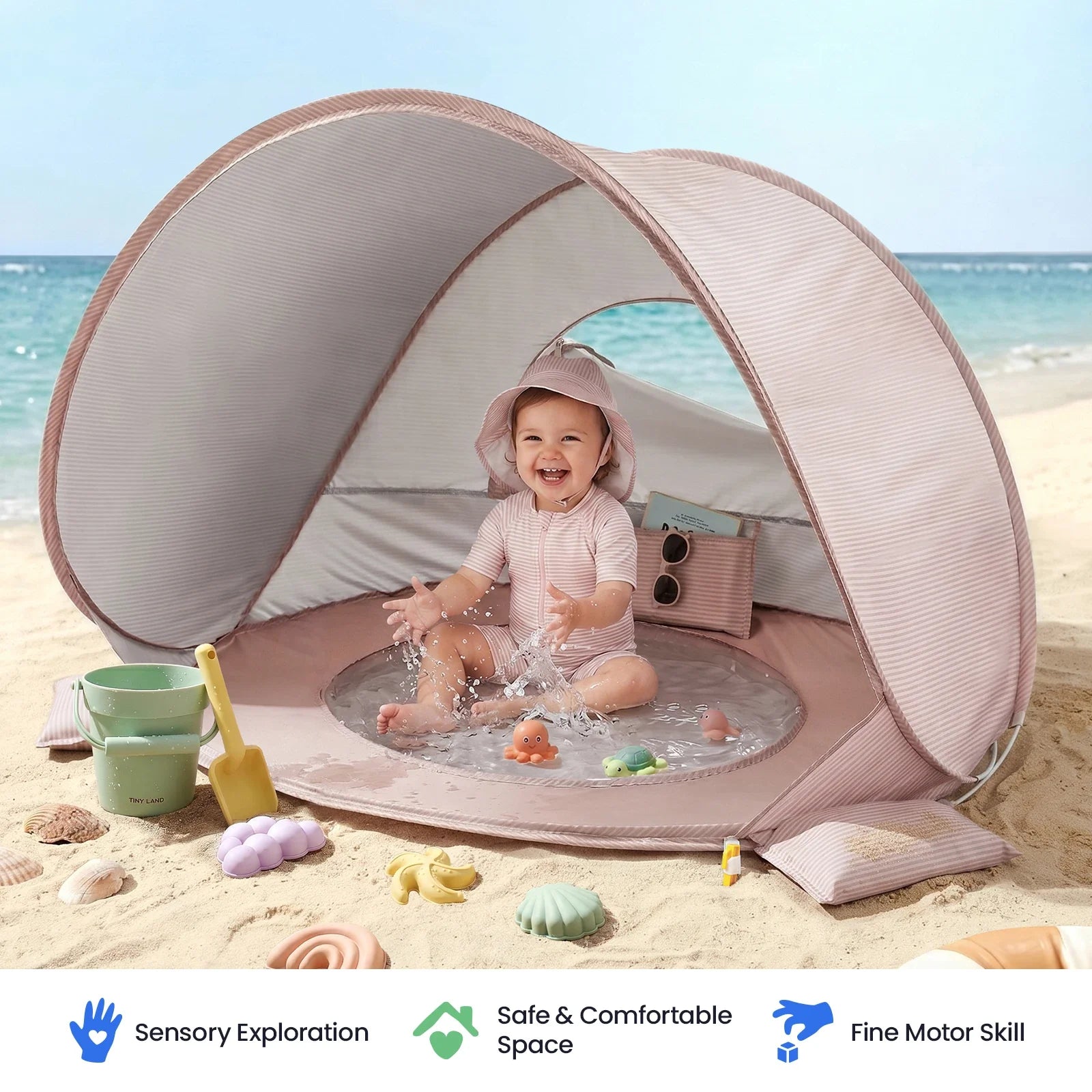 ® 3-in-1 Baby Beach Tent