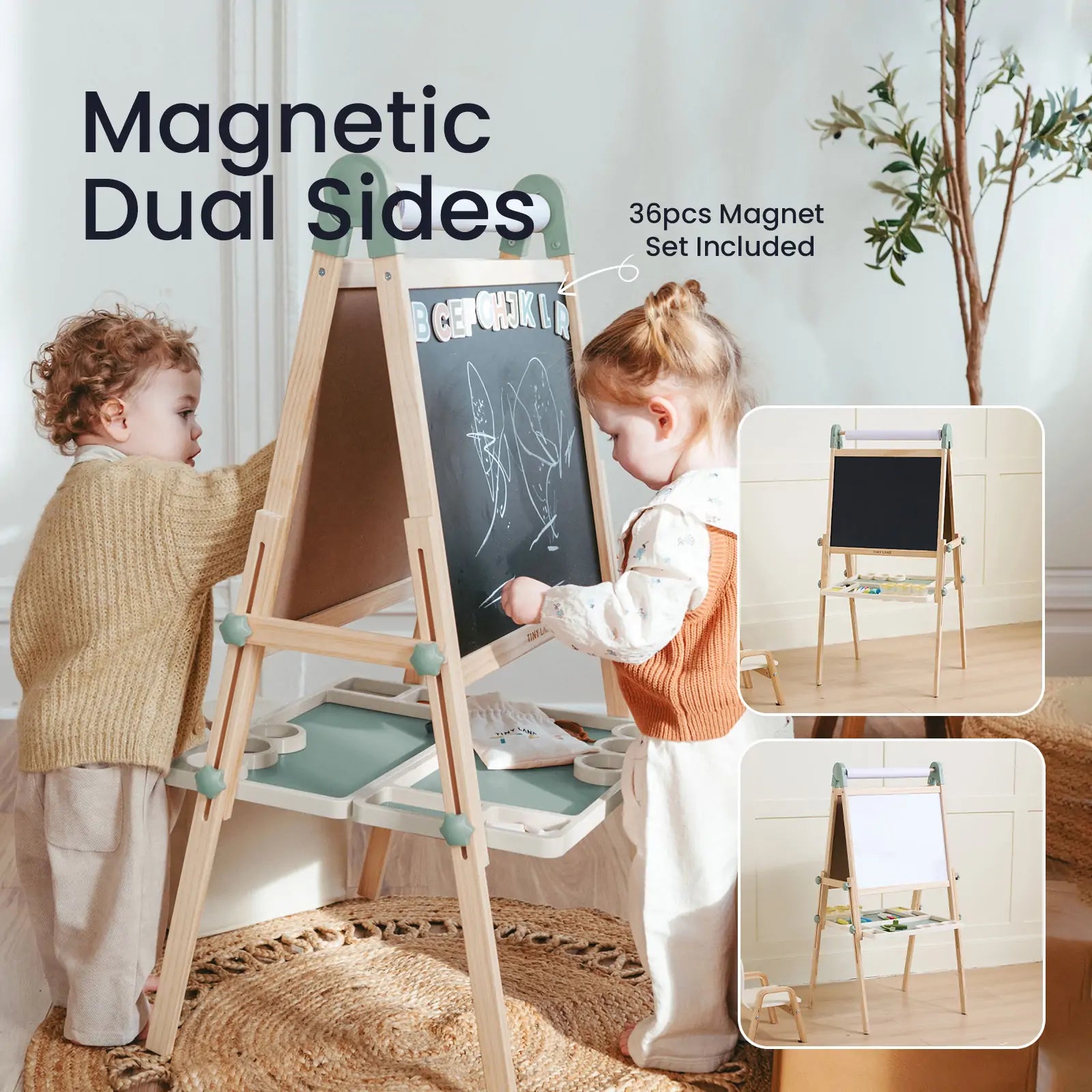 ® Pink Magnitales Easel & Paper Roll Set