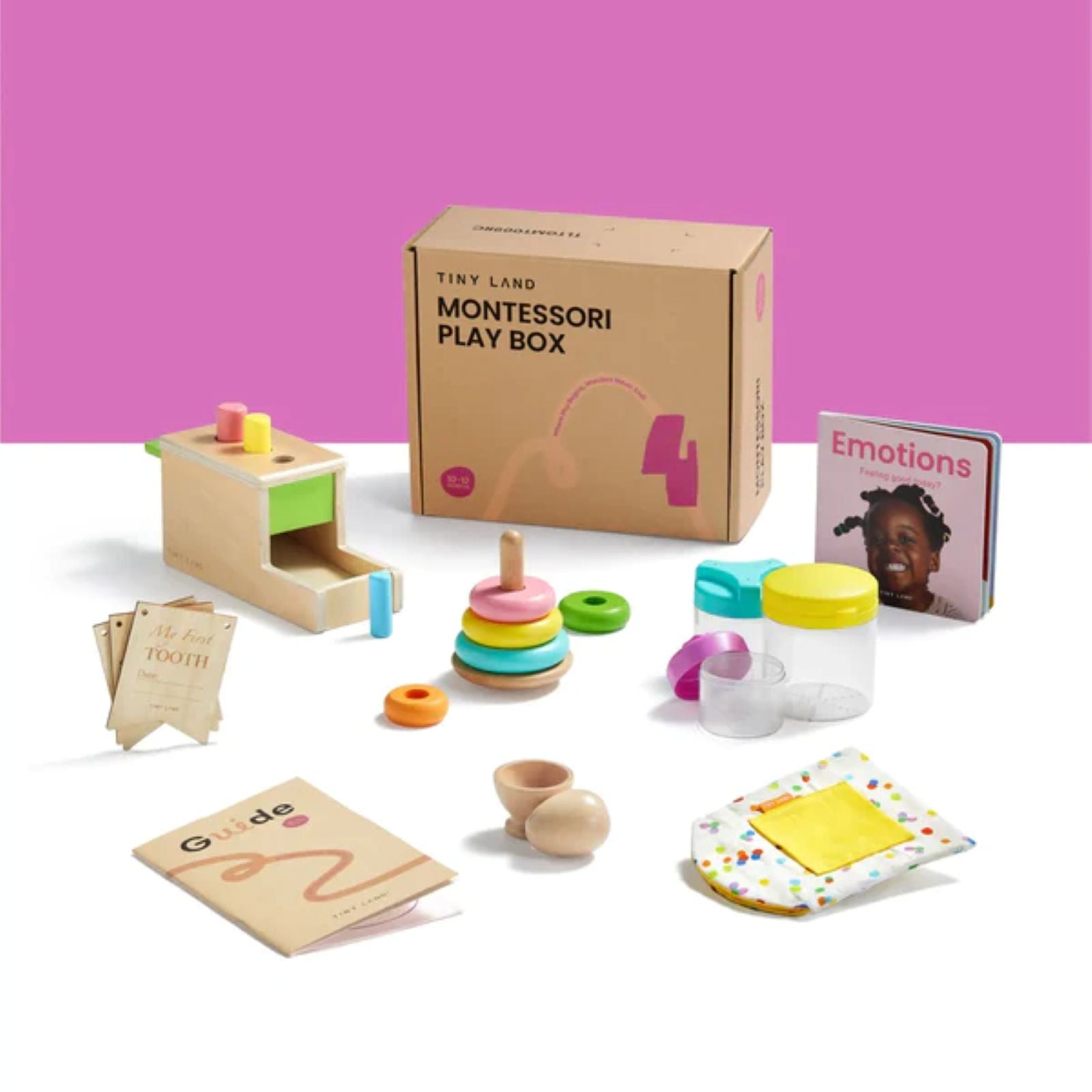 Tiny Land® Montessori Early Skills Baby Set（7–12 Months）