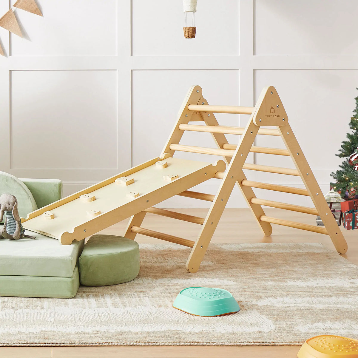 ® Pikler Triangle 7-in-1 Montessori Climbing Set