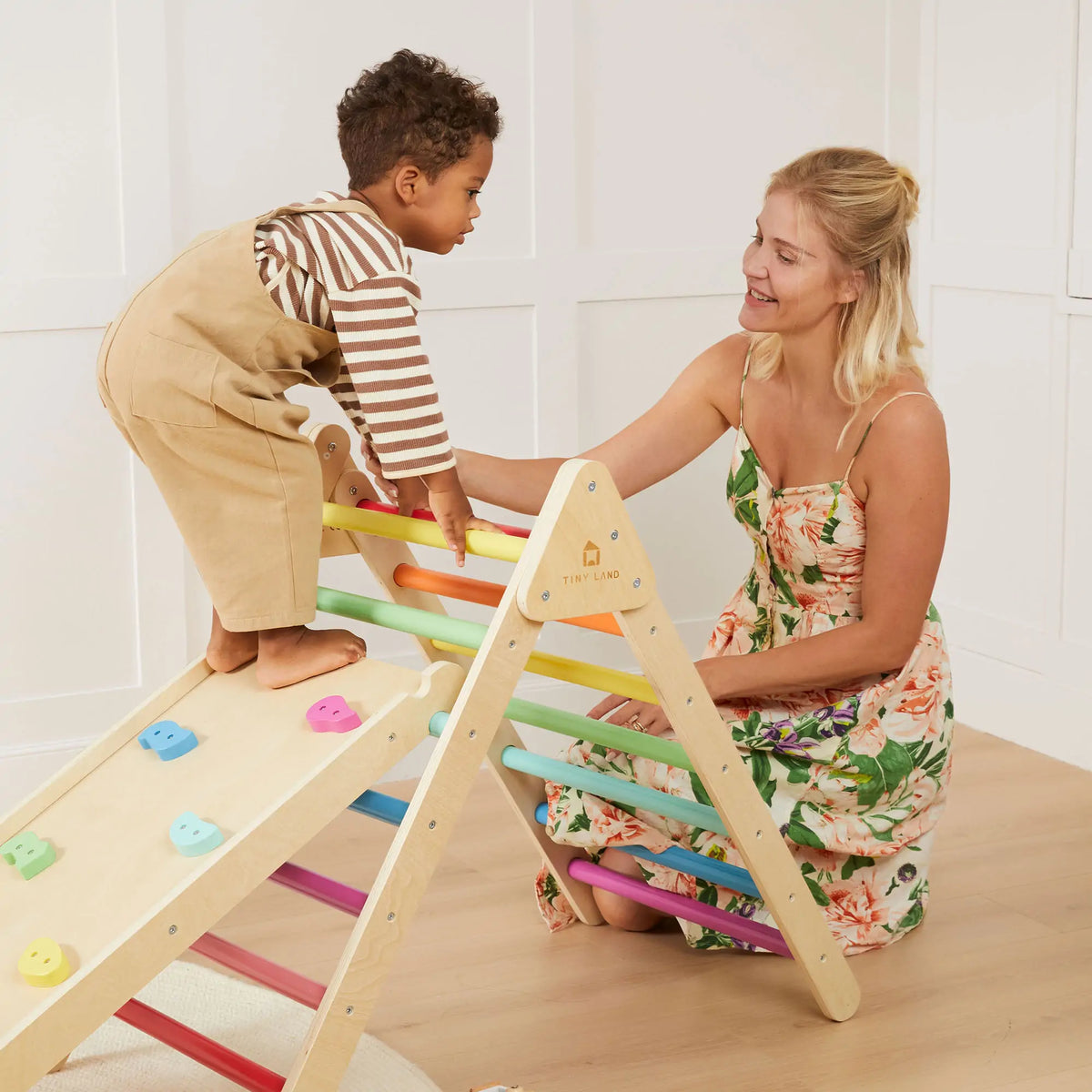 ® Pikler Triangle 7-in-1 Montessori Climbing Set