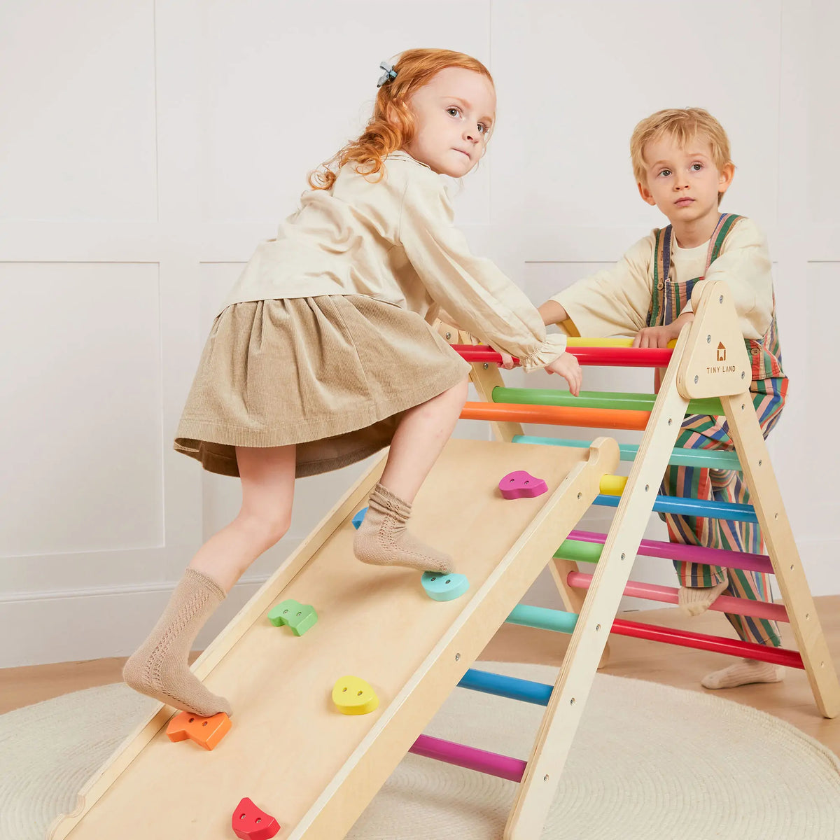 ® Pikler Triangle 7-in-1 Montessori Climbing Set