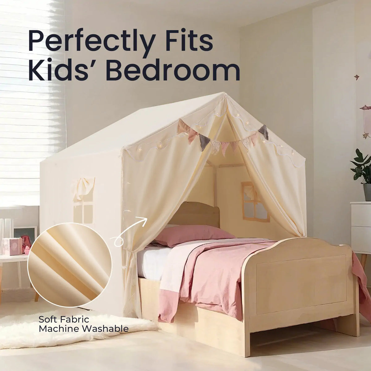 ® Kids Tent – Large Cozy Tent With Star Lights